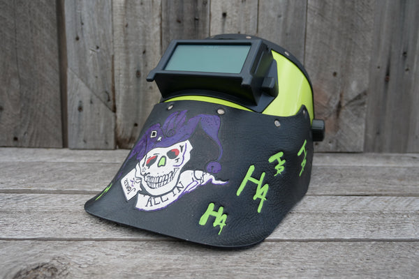 Outlaw Leather - Welding Hood - Joker Hat