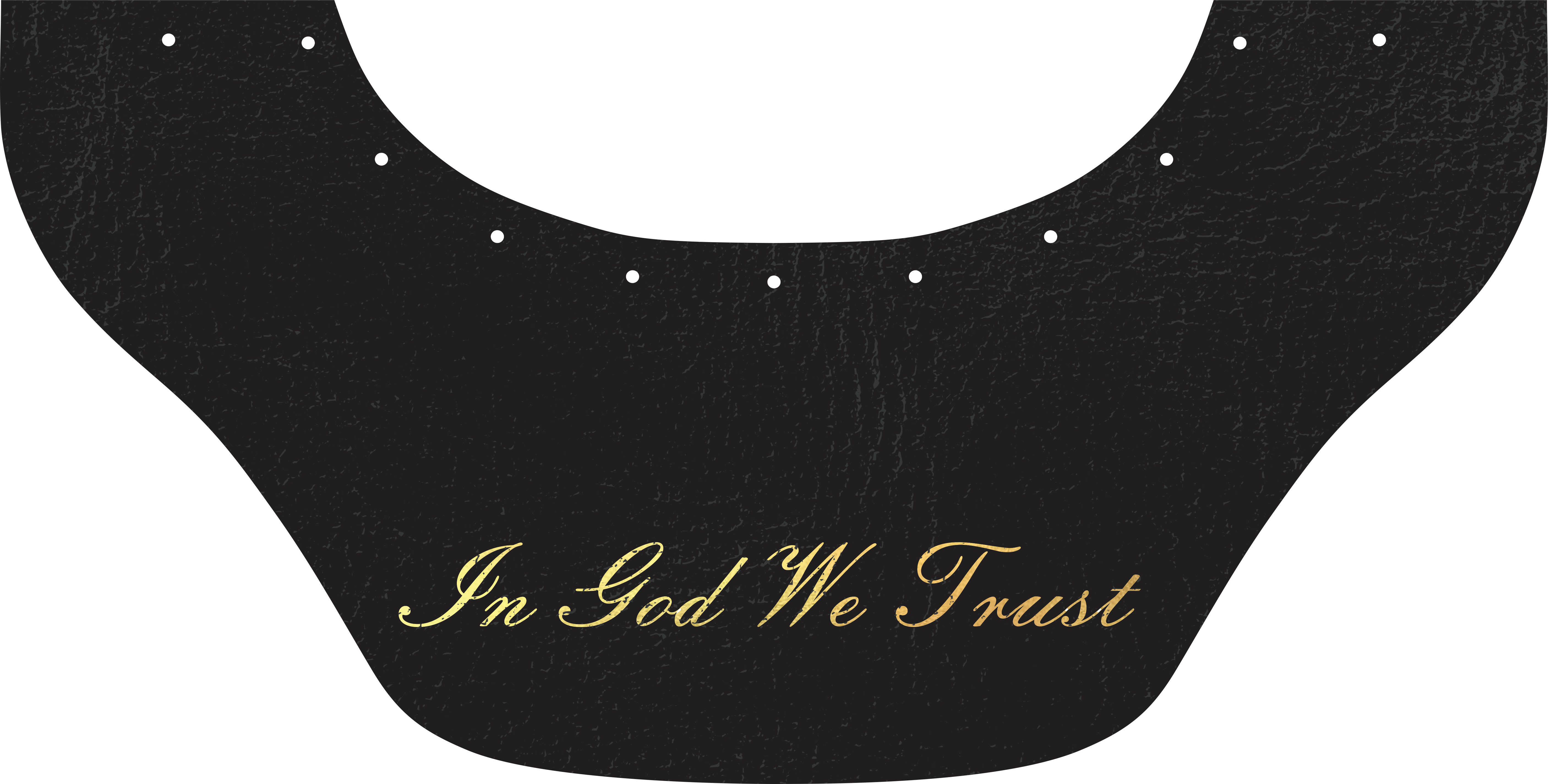 In God We Trust Bottom Bib  by Outlaw Leather