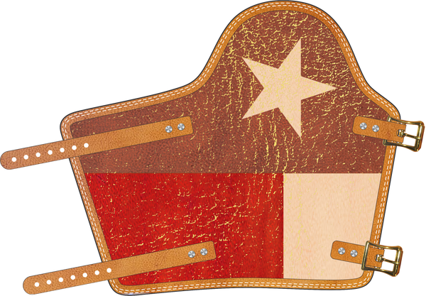 Brown Texas Armpad  by Outlaw Leather