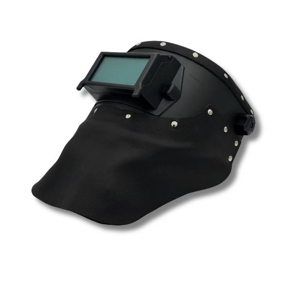 Outlaw Leather - Welding Hood - Black Leather