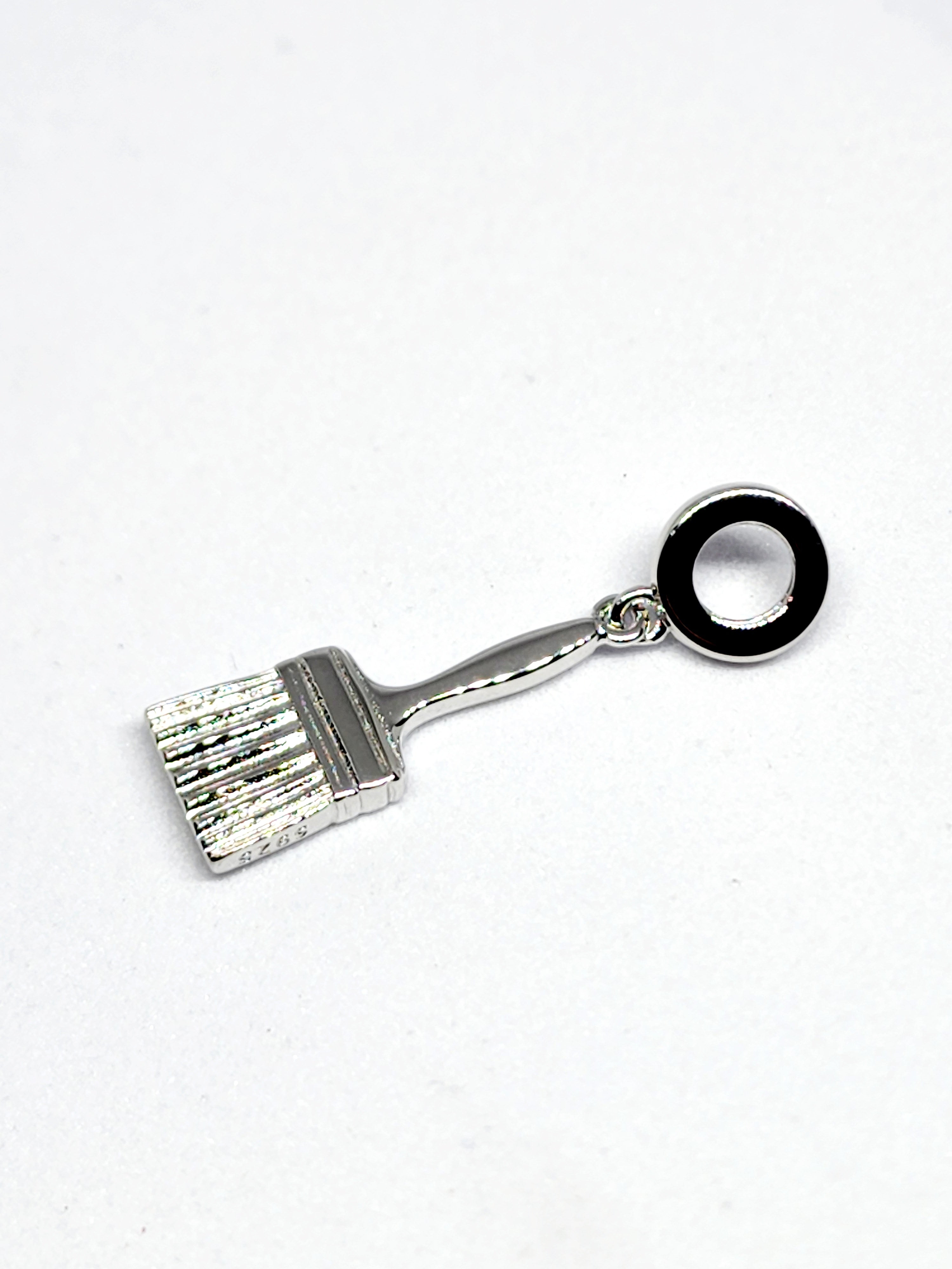 Sterling Silver Paint Brush Charm