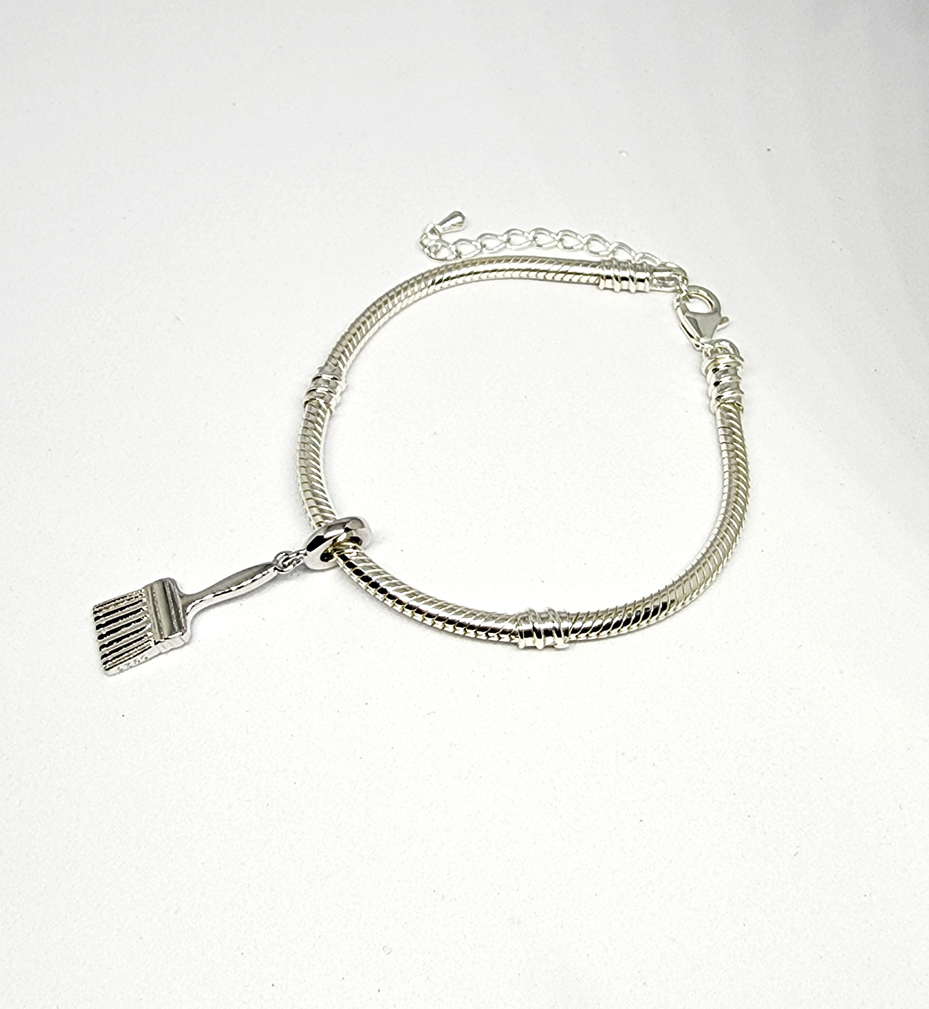 Sterling Silver Paint Brush Charm