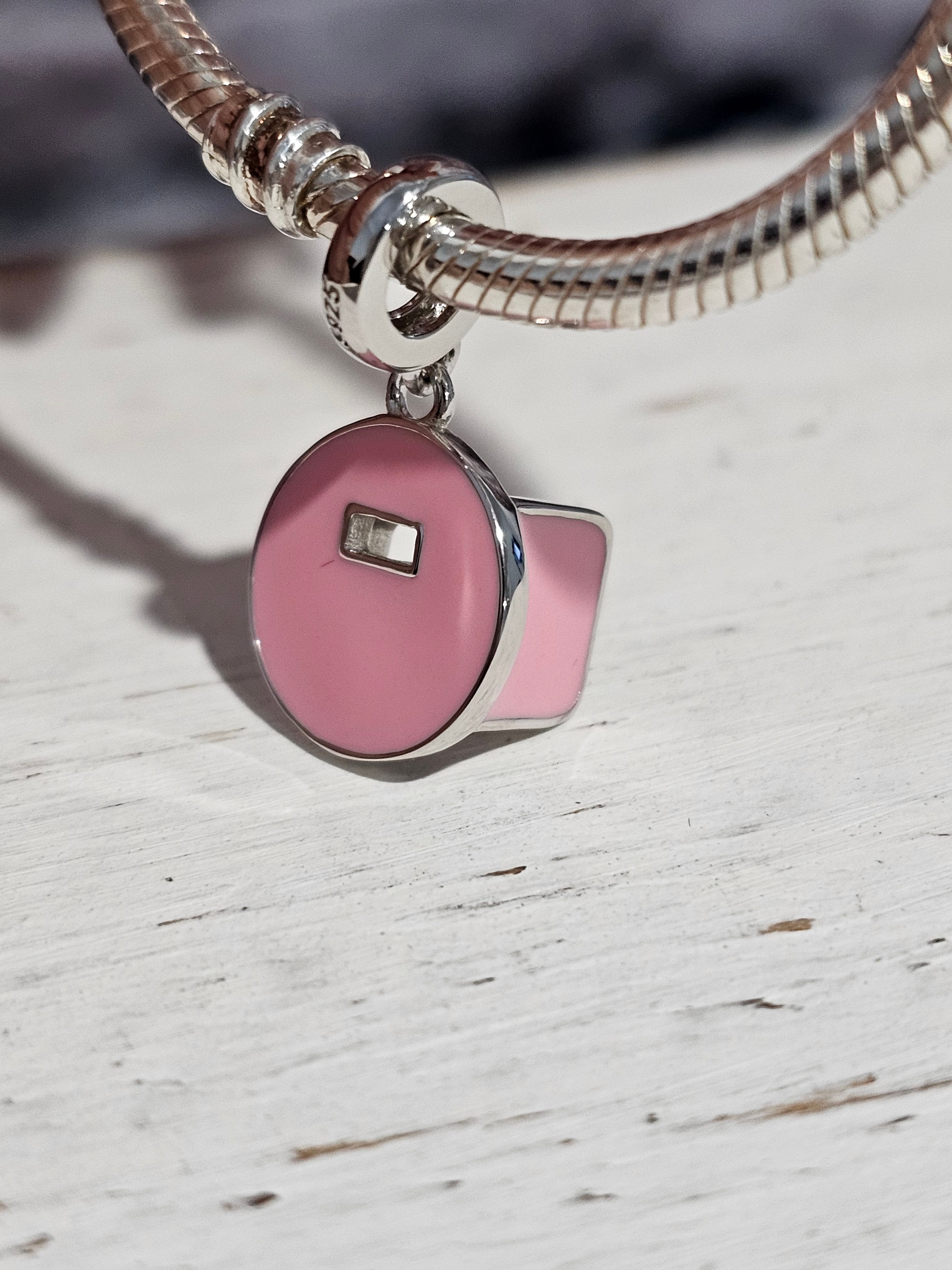 Pink Pancake Welding Hood Charm