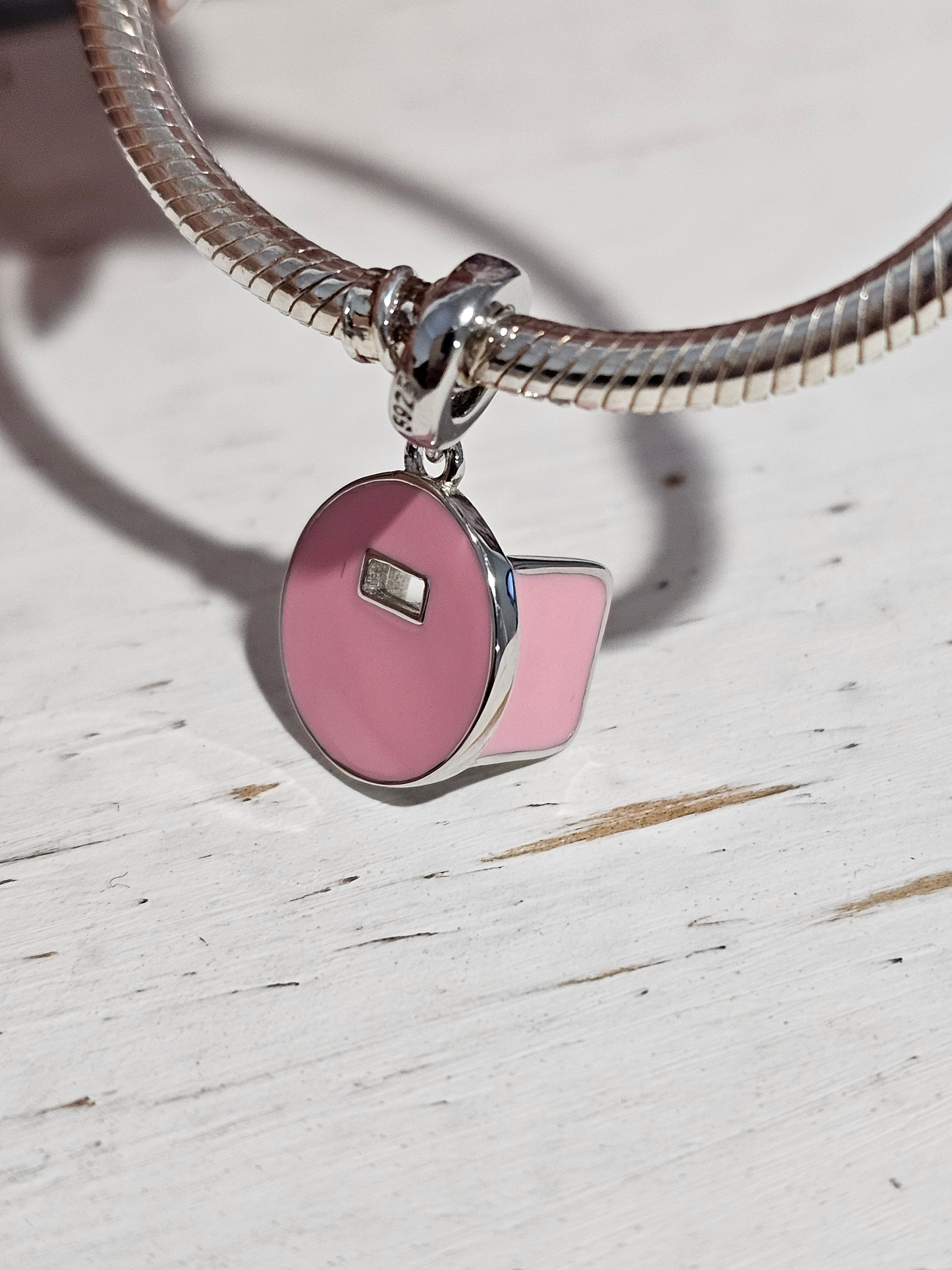 Pink Pancake Welding Hood Charm