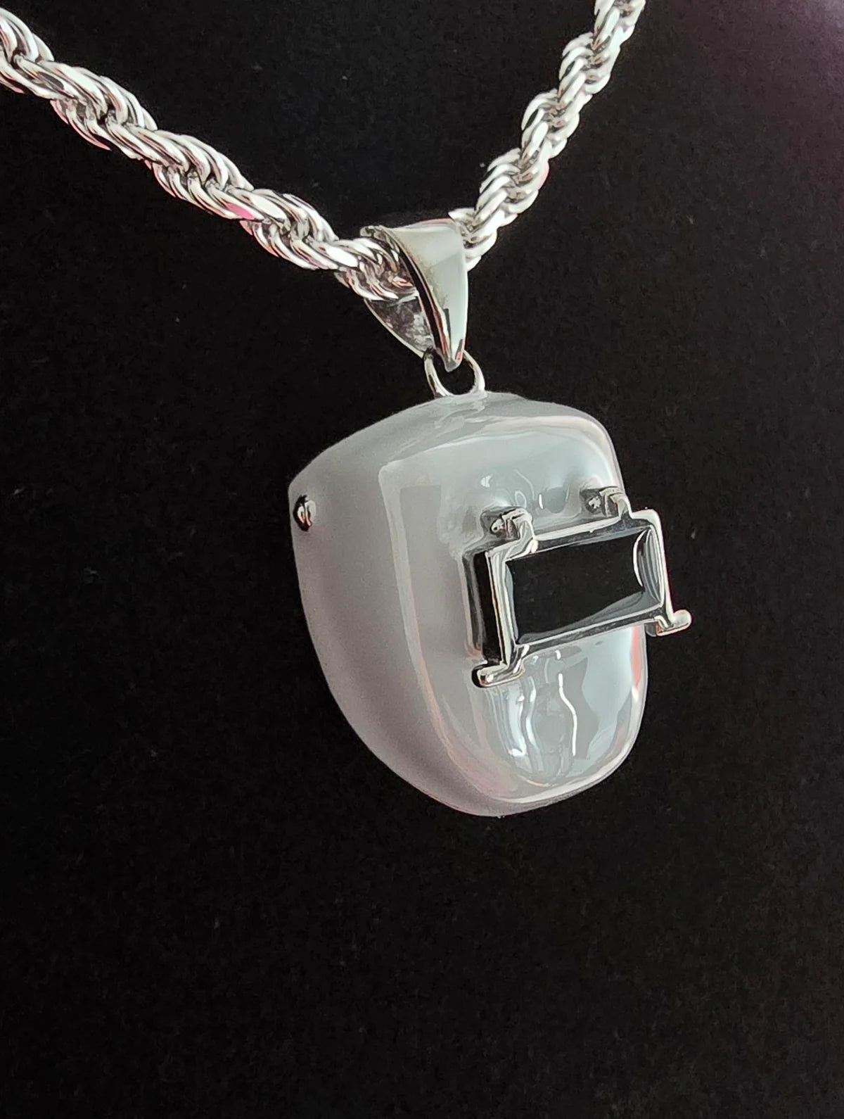 Gray Tiger Hood Pendant