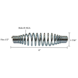 Zinc-Plated Spring Handle – 2 Sizes