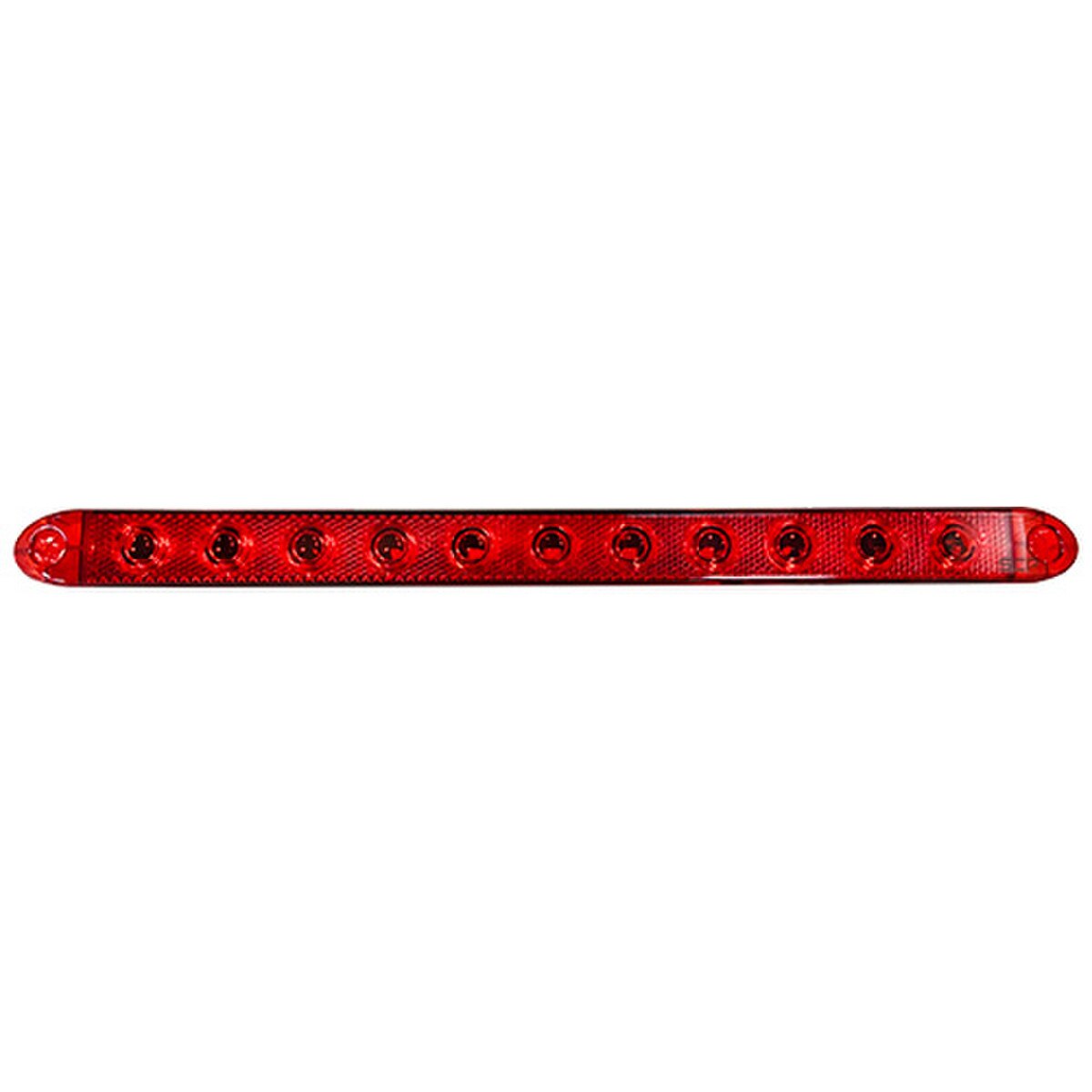 Trailer Light Bar- 16" Multi-Function Progressive: Marker/Stop/Turn Light- Red Lens/11 Superflux Red LEDS- Slim Line / Light Only