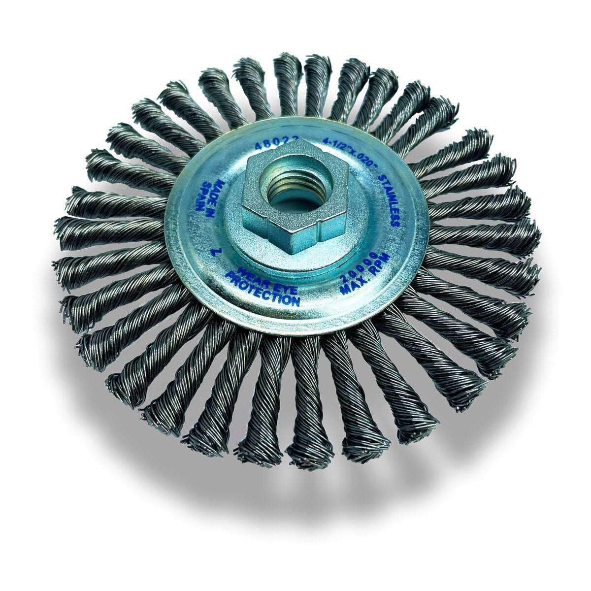 SB-48042B All-Pro™ 4-1/2” Stringer Bead Wheel, 32 Knots, .020” Steel, Bulk