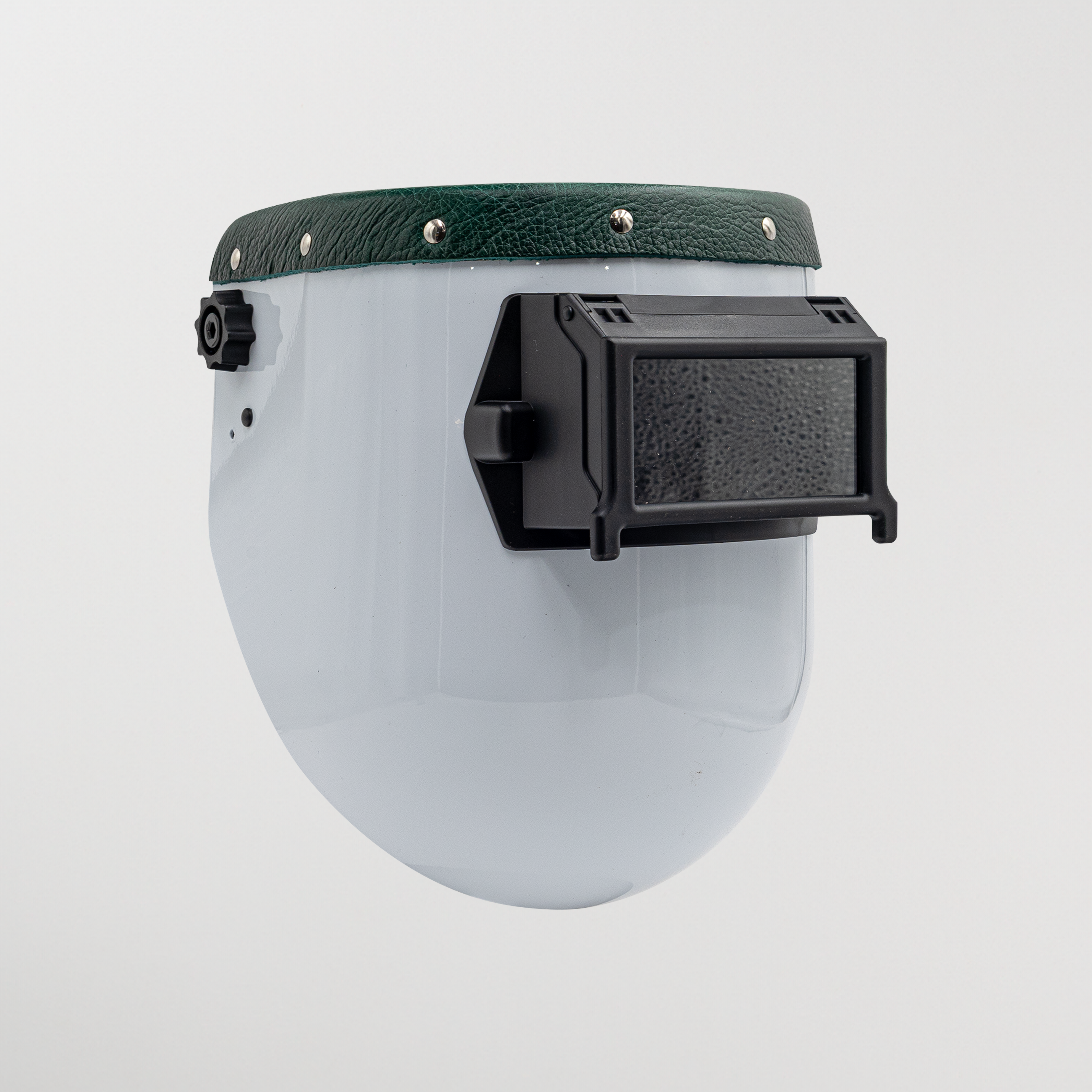 Forest Green Proliner welding hood alternate view