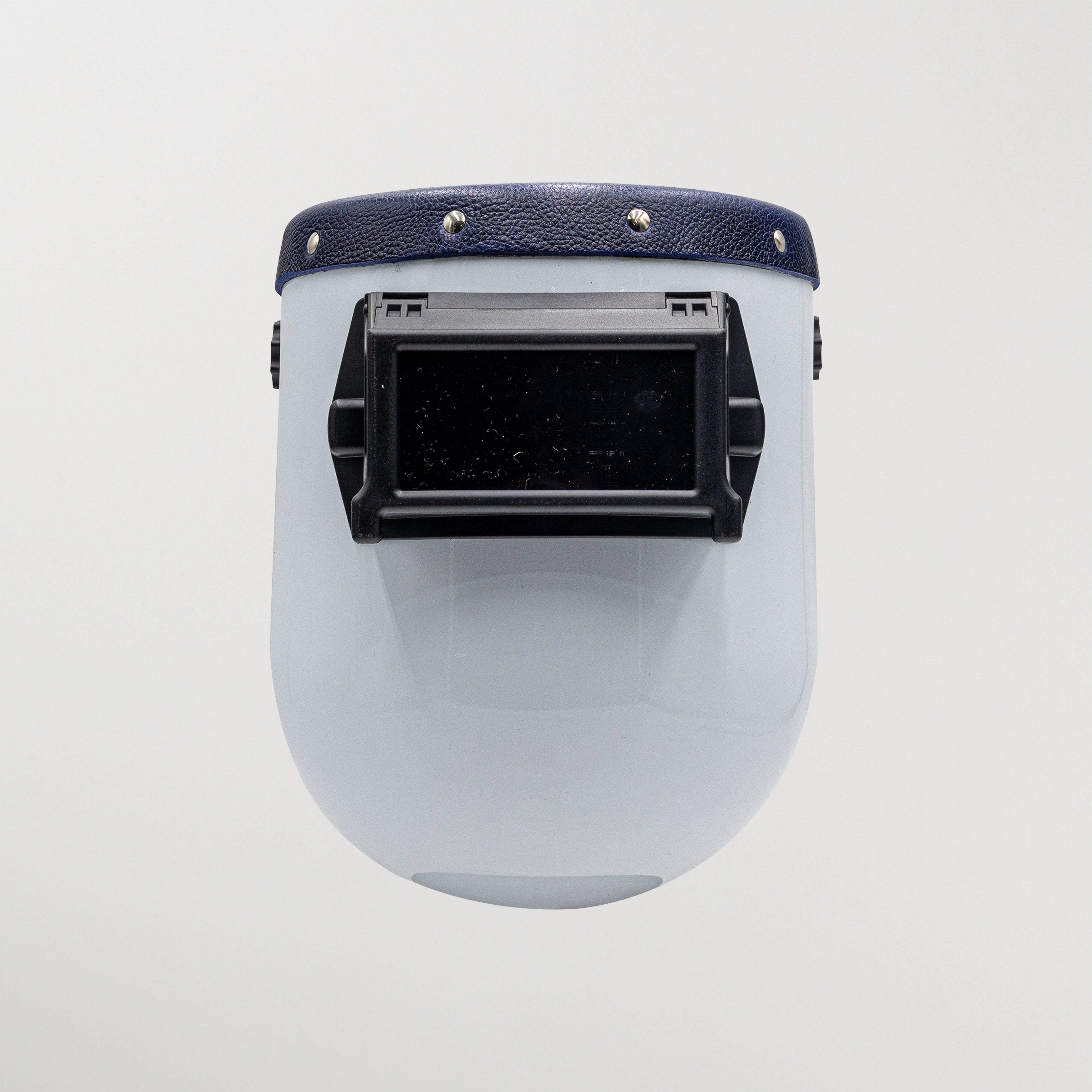Navy Blue Proliner welding hood front view