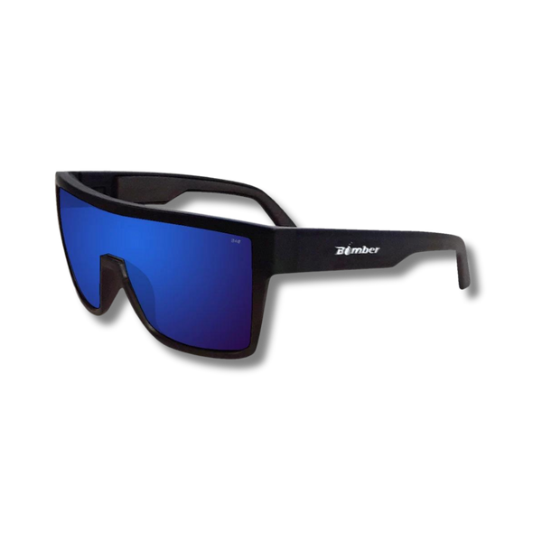 Outlaw Leather - Bomber Eyewear - BUZZ Safety Blue Mirror