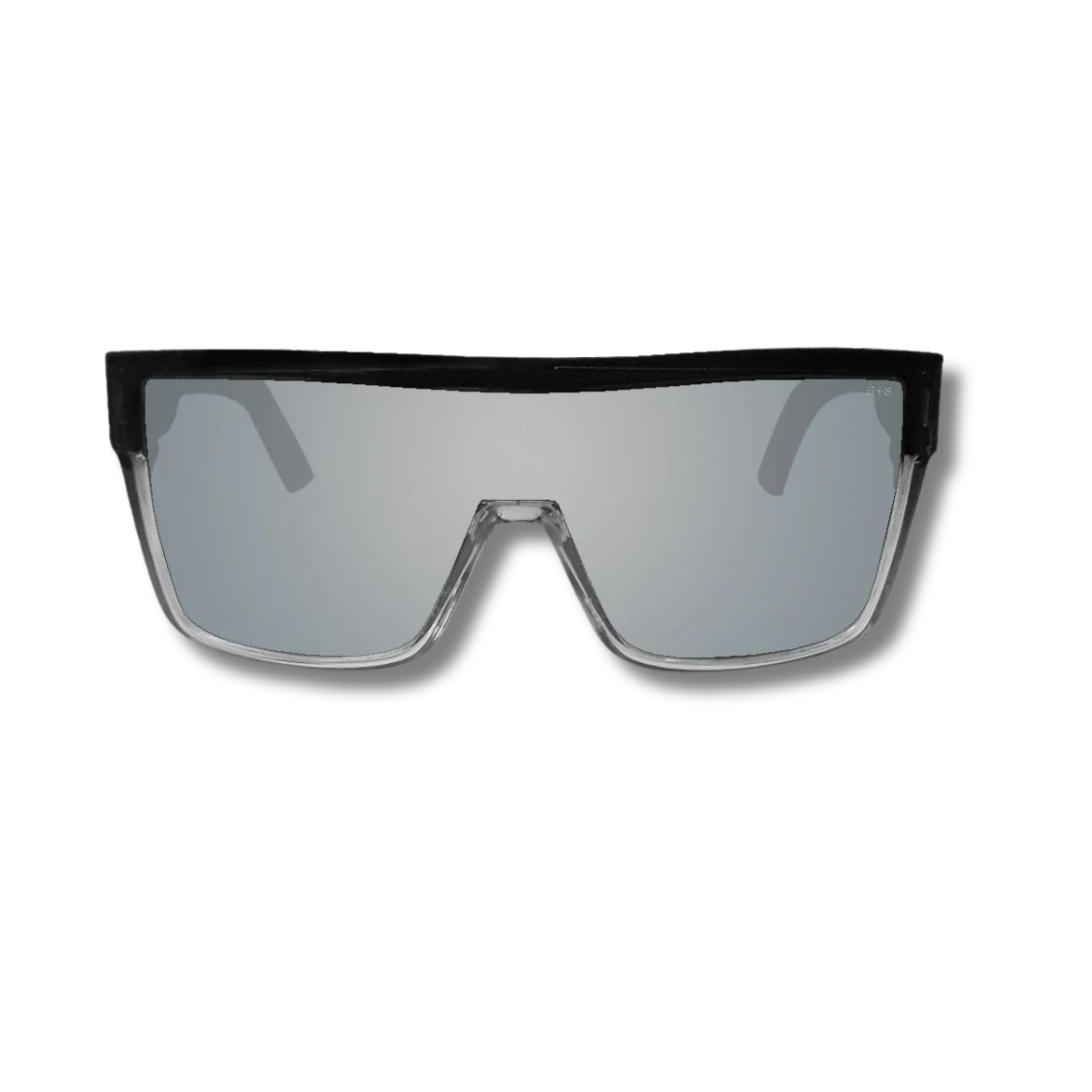 Outlaw Leather - Bomber Eyewear - BUZZ Safety Silver Mirror Crystal