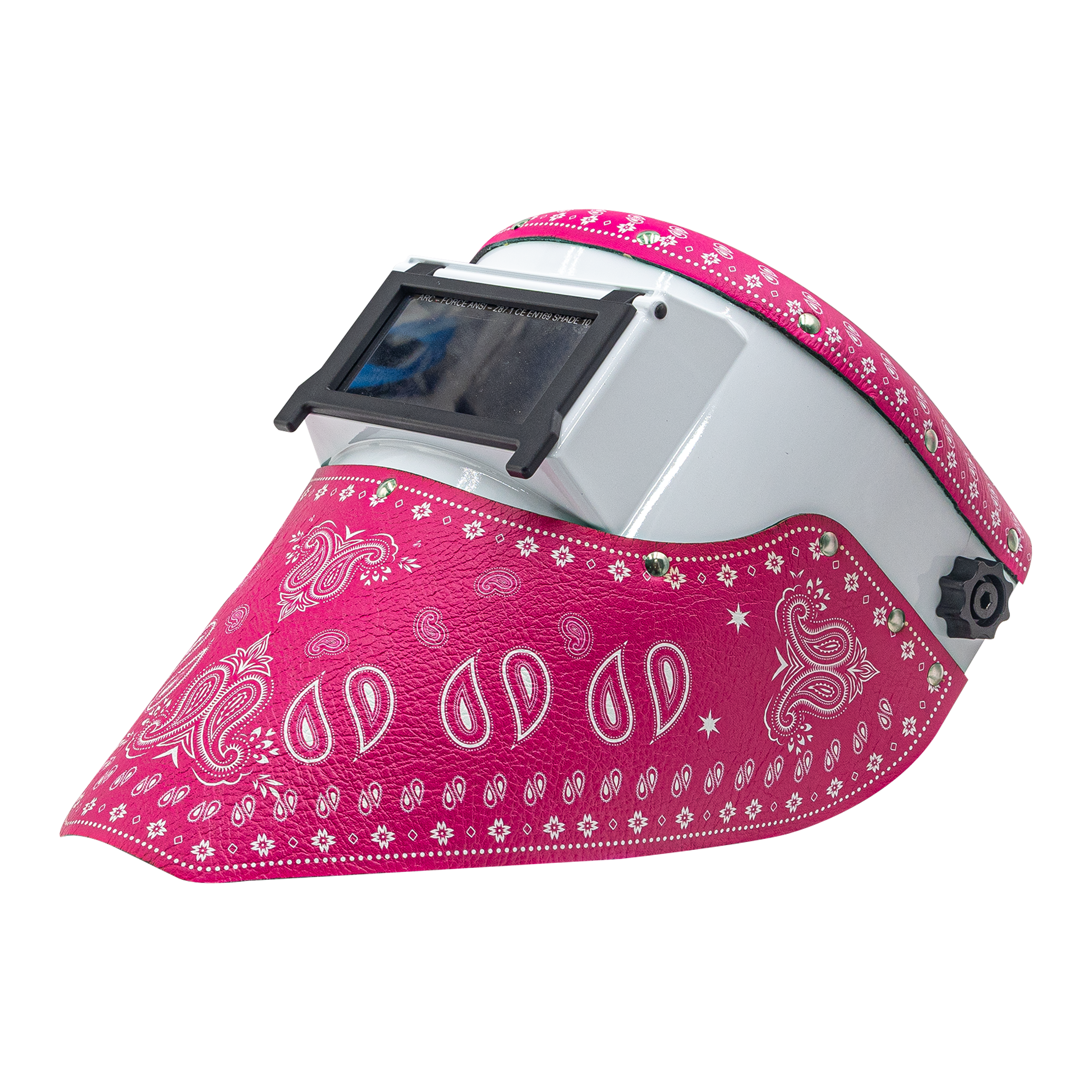 OUTLAW LEATHER - Slimline Bandana Hood – Pink BANDANA Edition