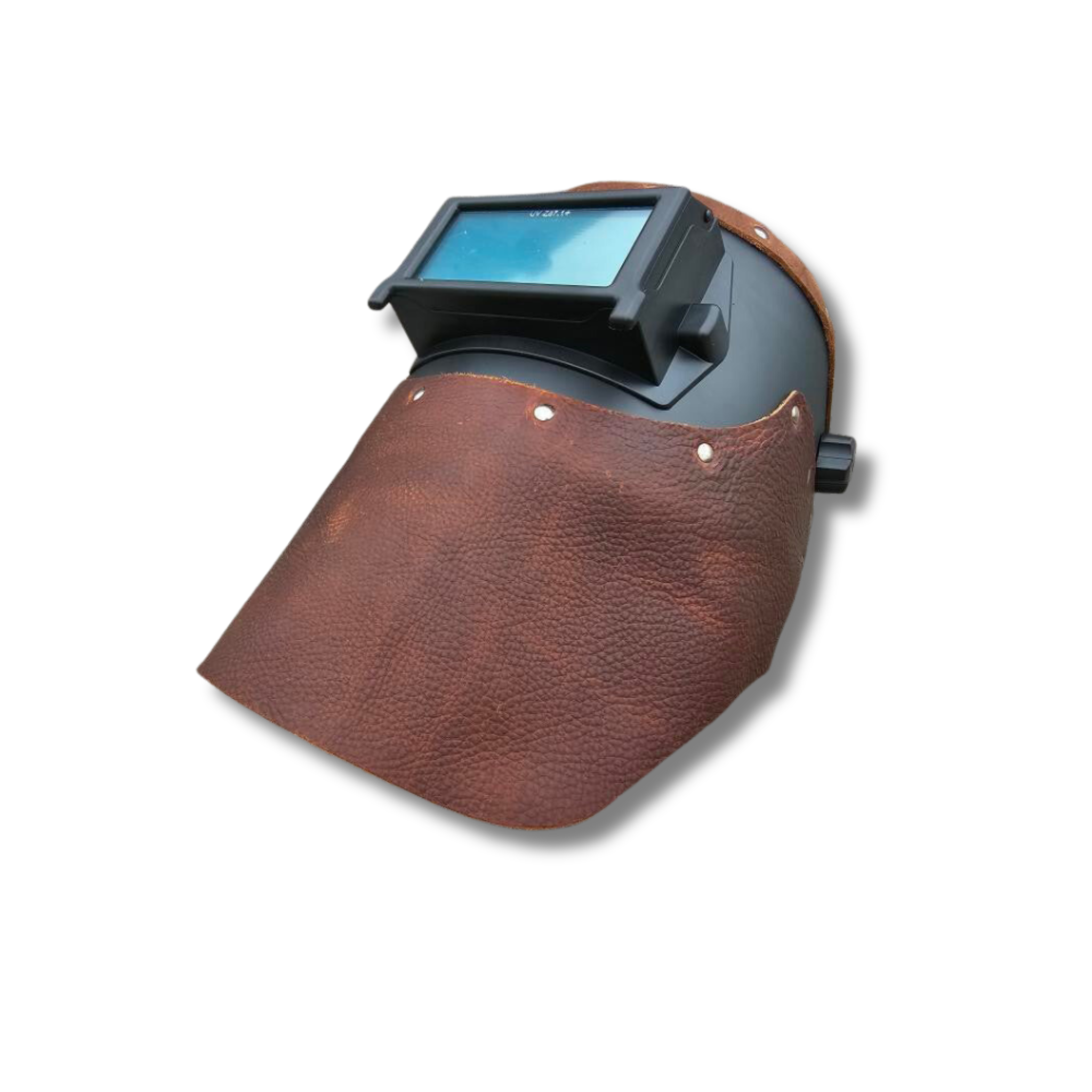 Outlaw Leather - Welding Hood - Brown Leather