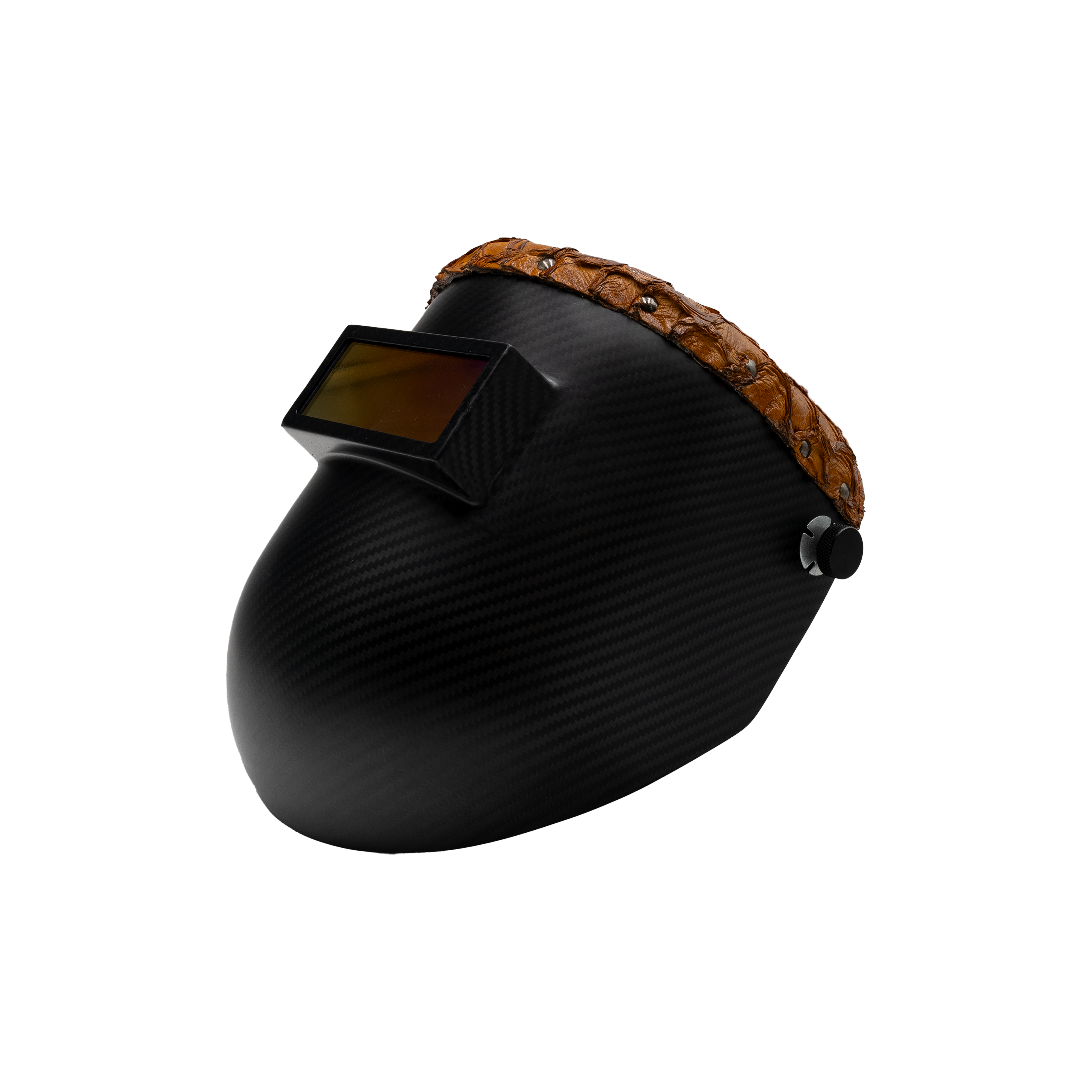 Outlaw Leather - Carbon Fiber - COGNAC Pirarucu Top