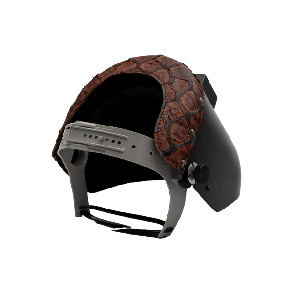 Outlaw Leather - Carbon Fiber - FUDGE Brown Pirarucu