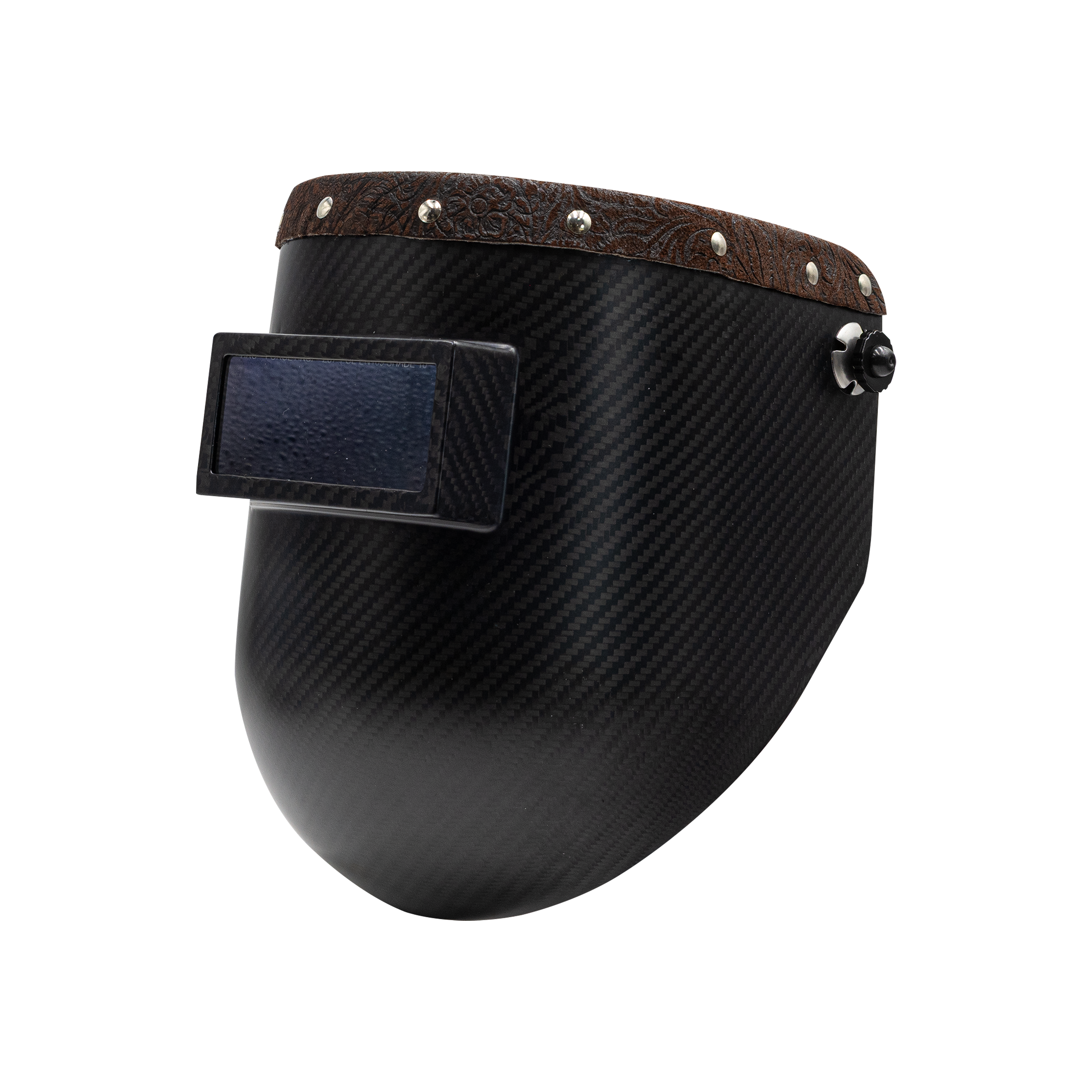 Outlaw Leather - Carbon Fiber Pipeliner - Brown Floral Suede