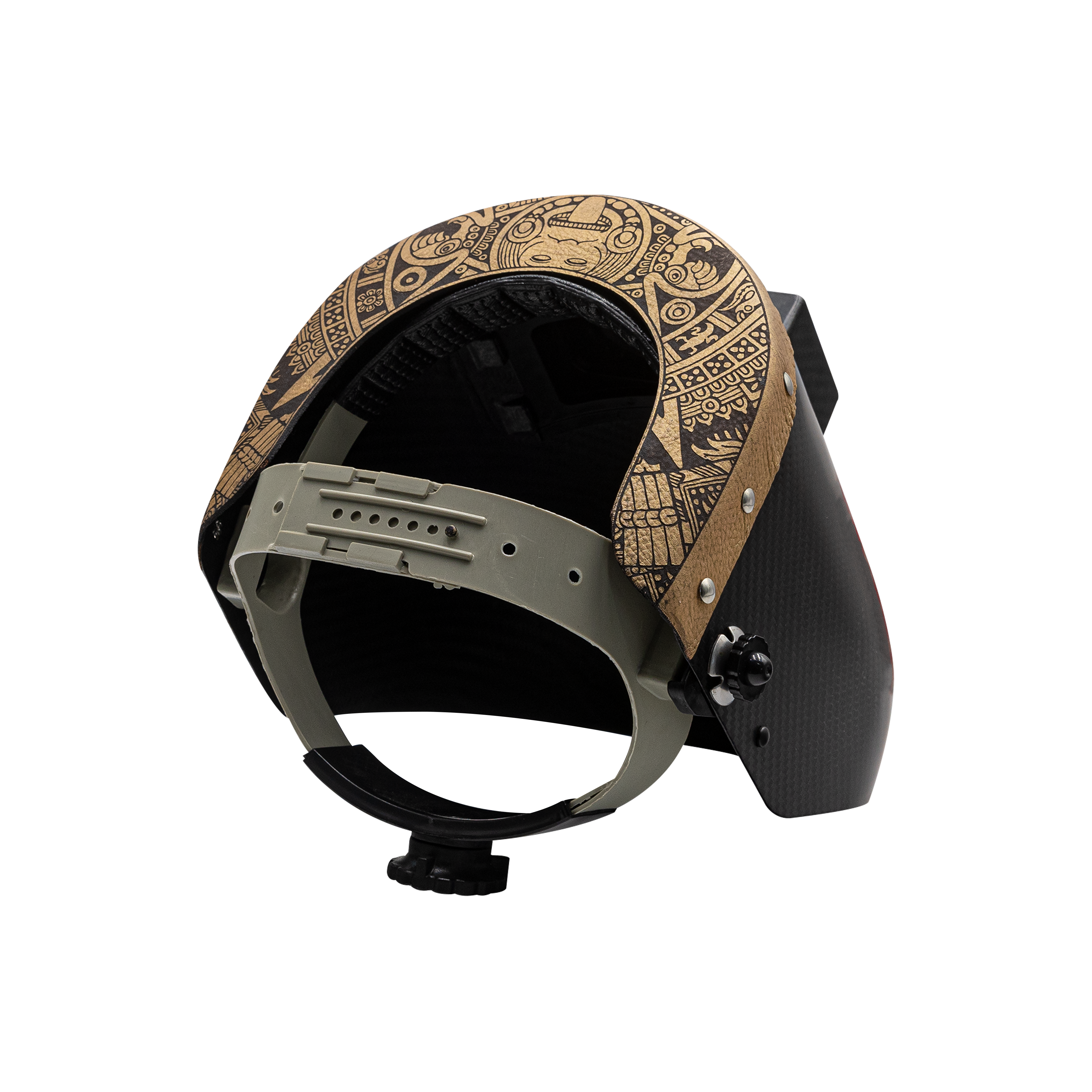 Outlaw Leather - Carbon Fiber Pipeliner - Gold Aztec