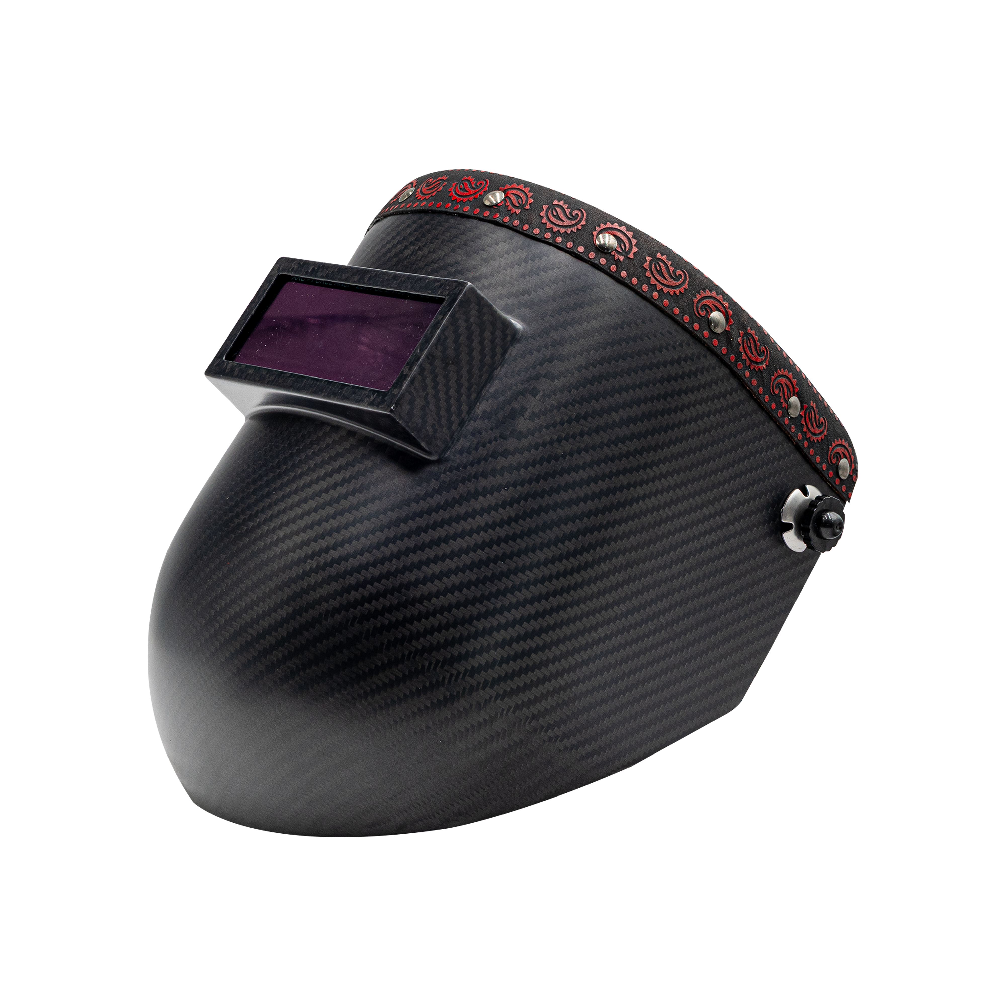 Outlaw Leather - Carbon Fiber Pipeliner - Red Paisley