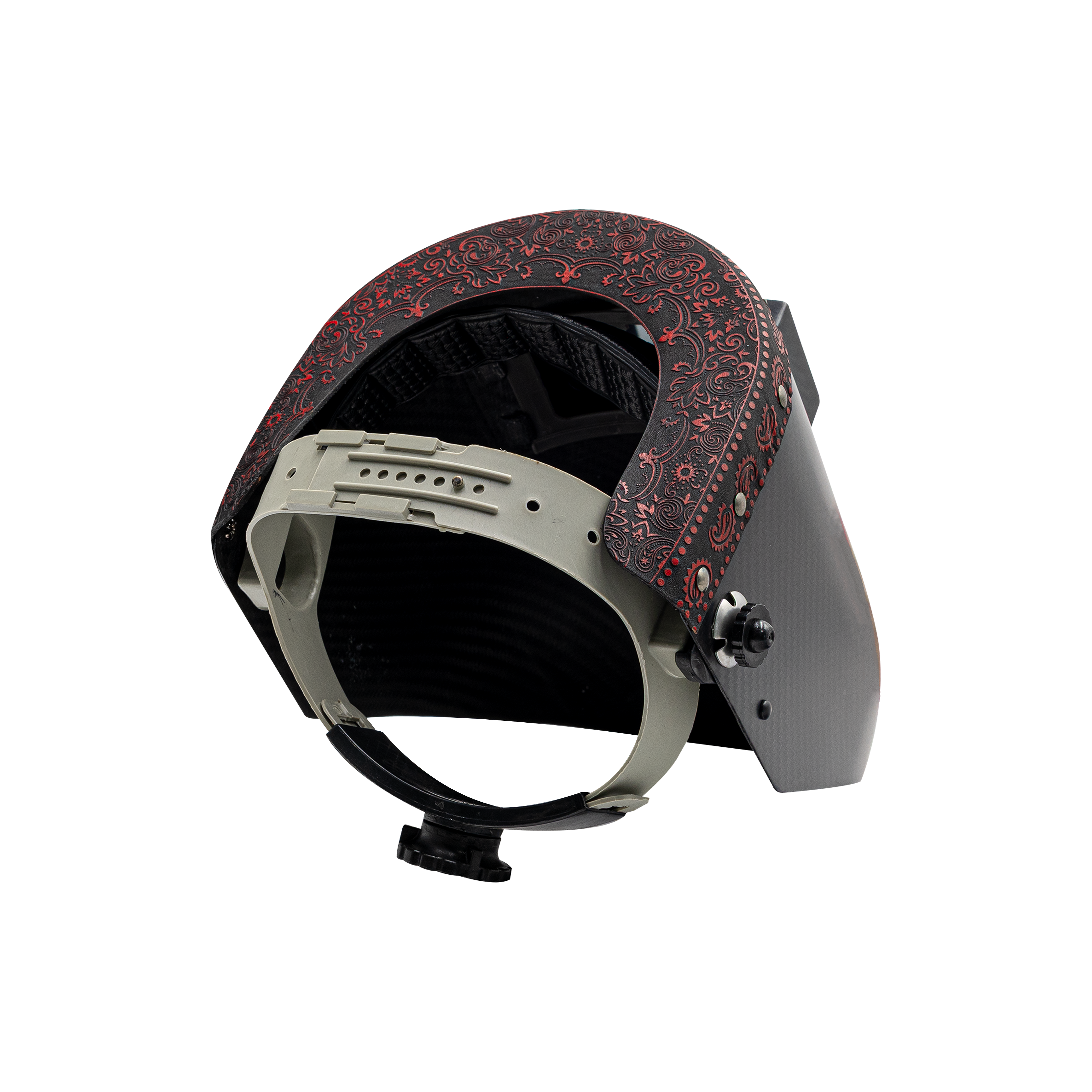 Outlaw Leather - Carbon Fiber Pipeliner - Red Paisley