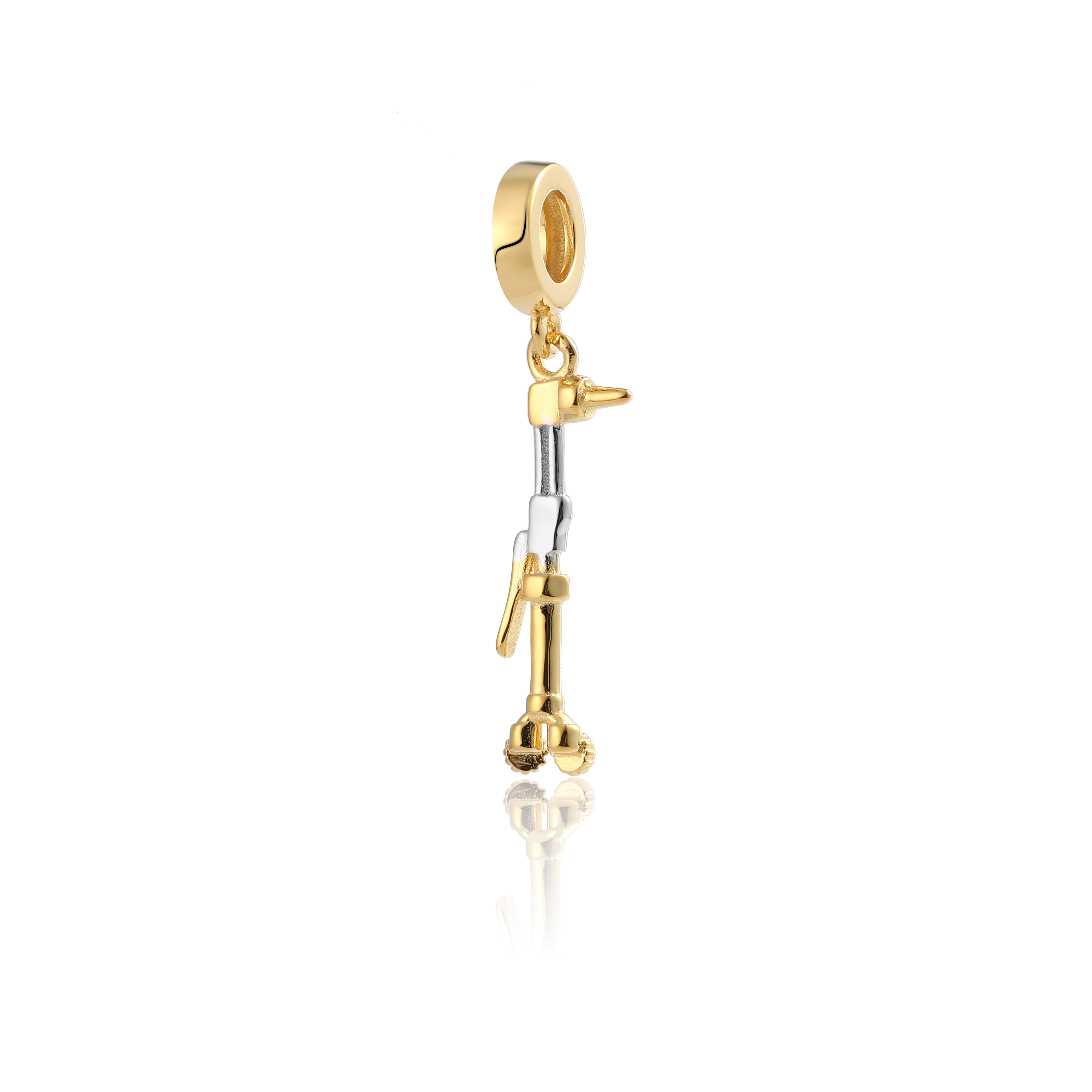 Sterling Silver Cutting Torch Charm