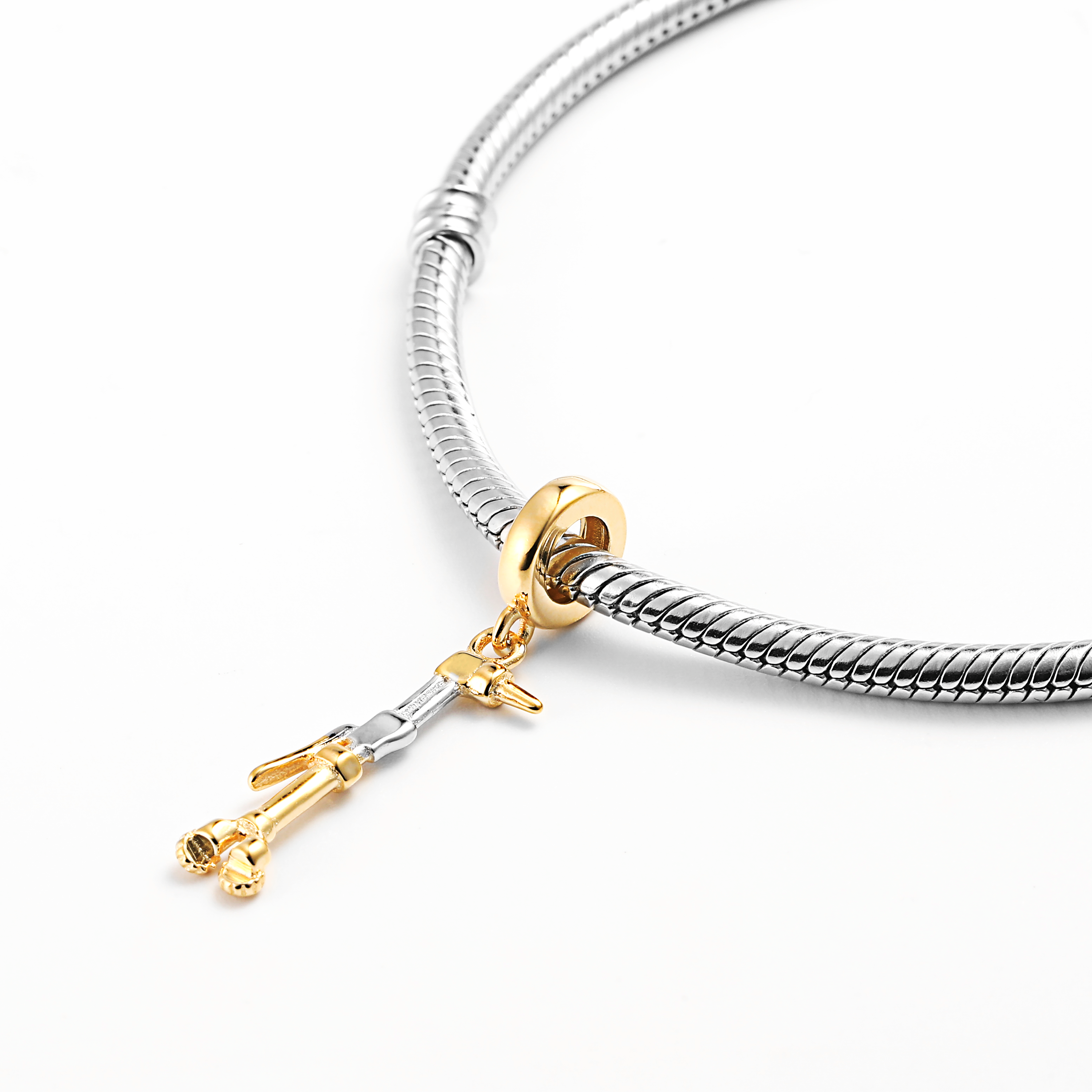 Sterling Silver Cutting Torch Charm