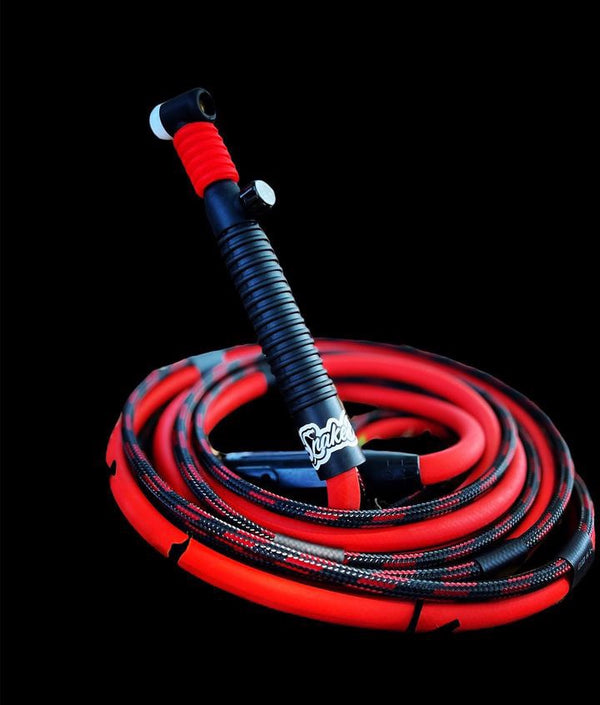 15’ Snakebelly Full Tig Torch Heat Resistant Neck🔥- 2 Hose 26 fv