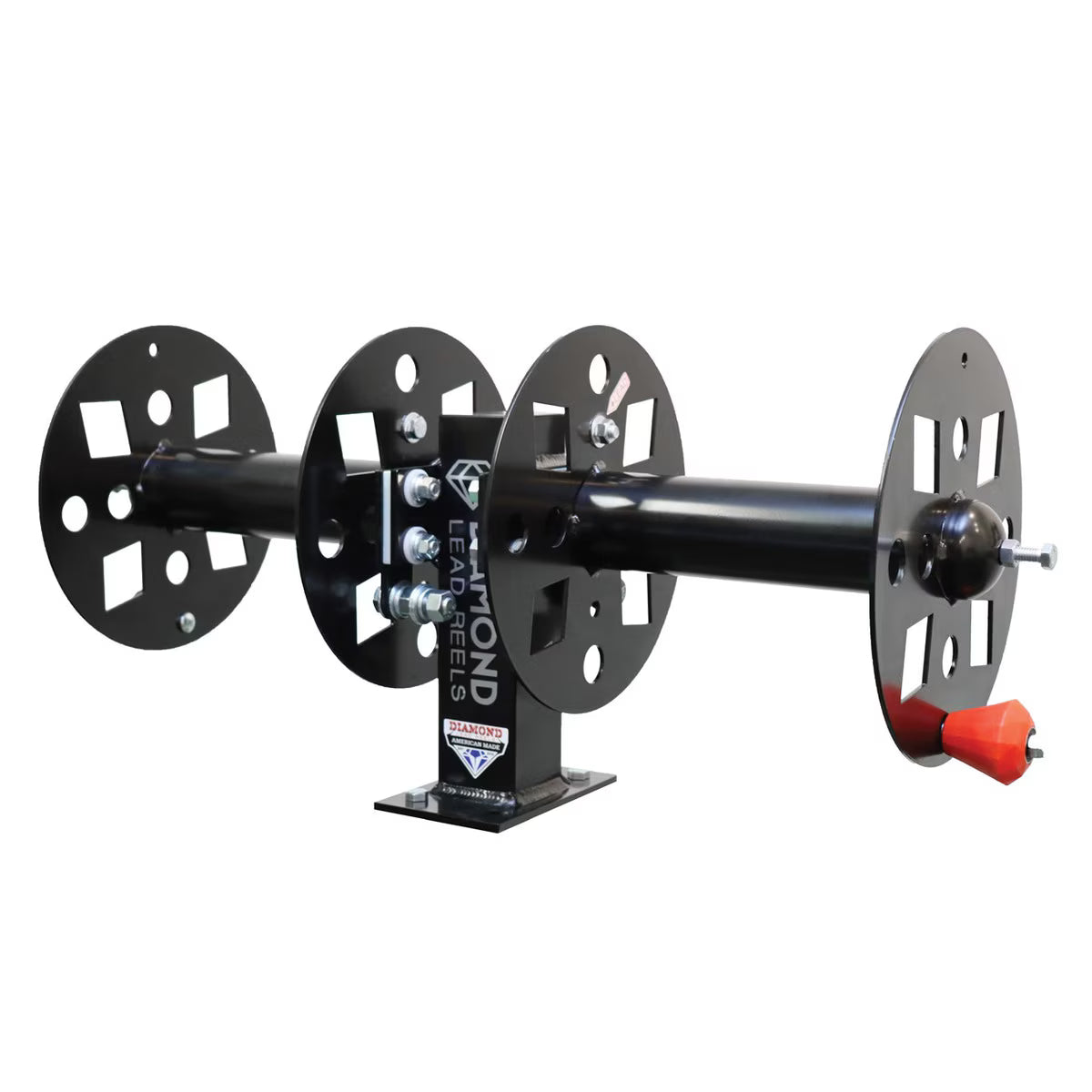 FBSS10BLK Diamond Lead Reels , HD, 10 ", Black, Fixed Side x Side