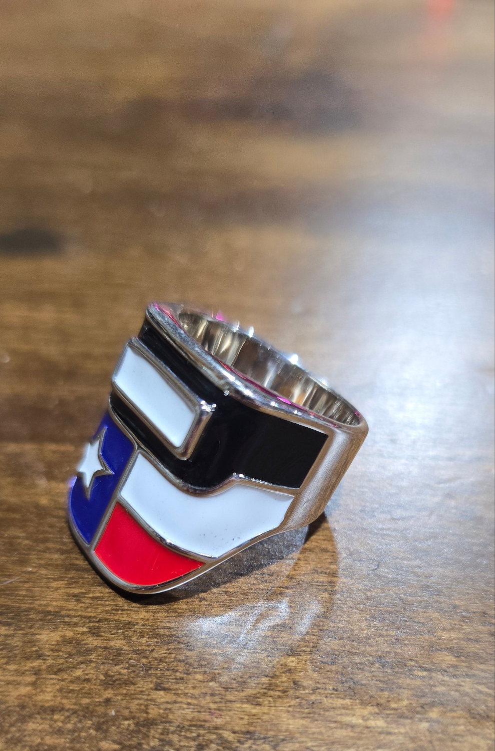 Texas Welding Hood Ring