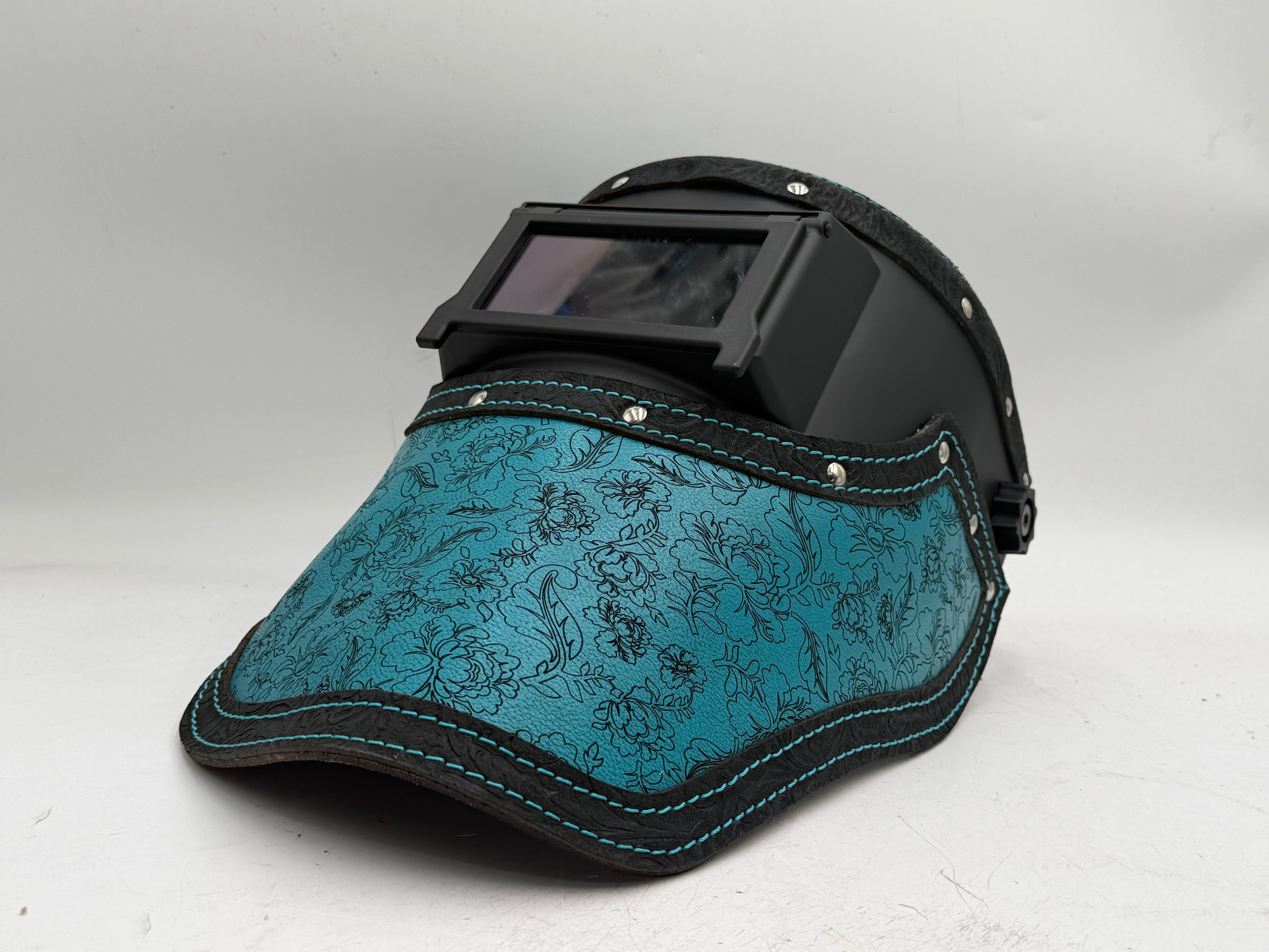 ***IN STOCK 37*** Outlaw Leather - SLIMLINE- CUSTOM TURQUOISE FLORAl
