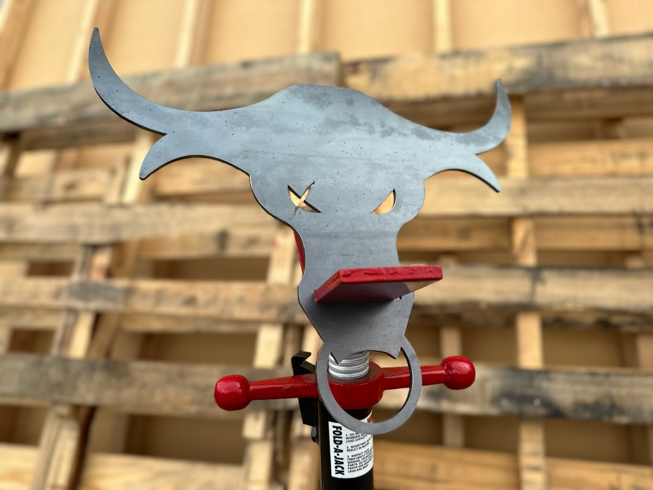 Long-Horn Skull Grinder Holder