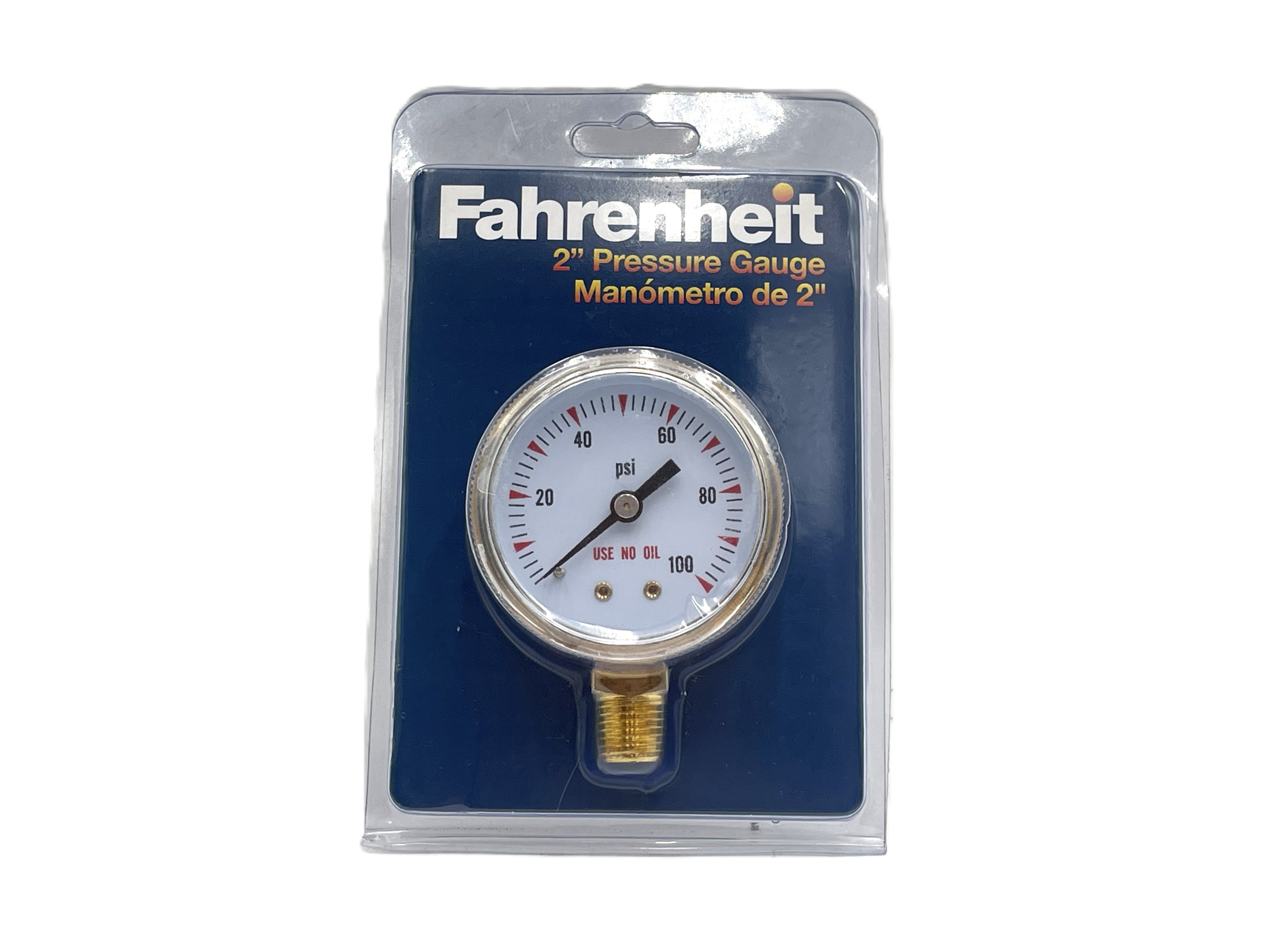 INWELD - 2" - 100psi Pressure Gauge - S
