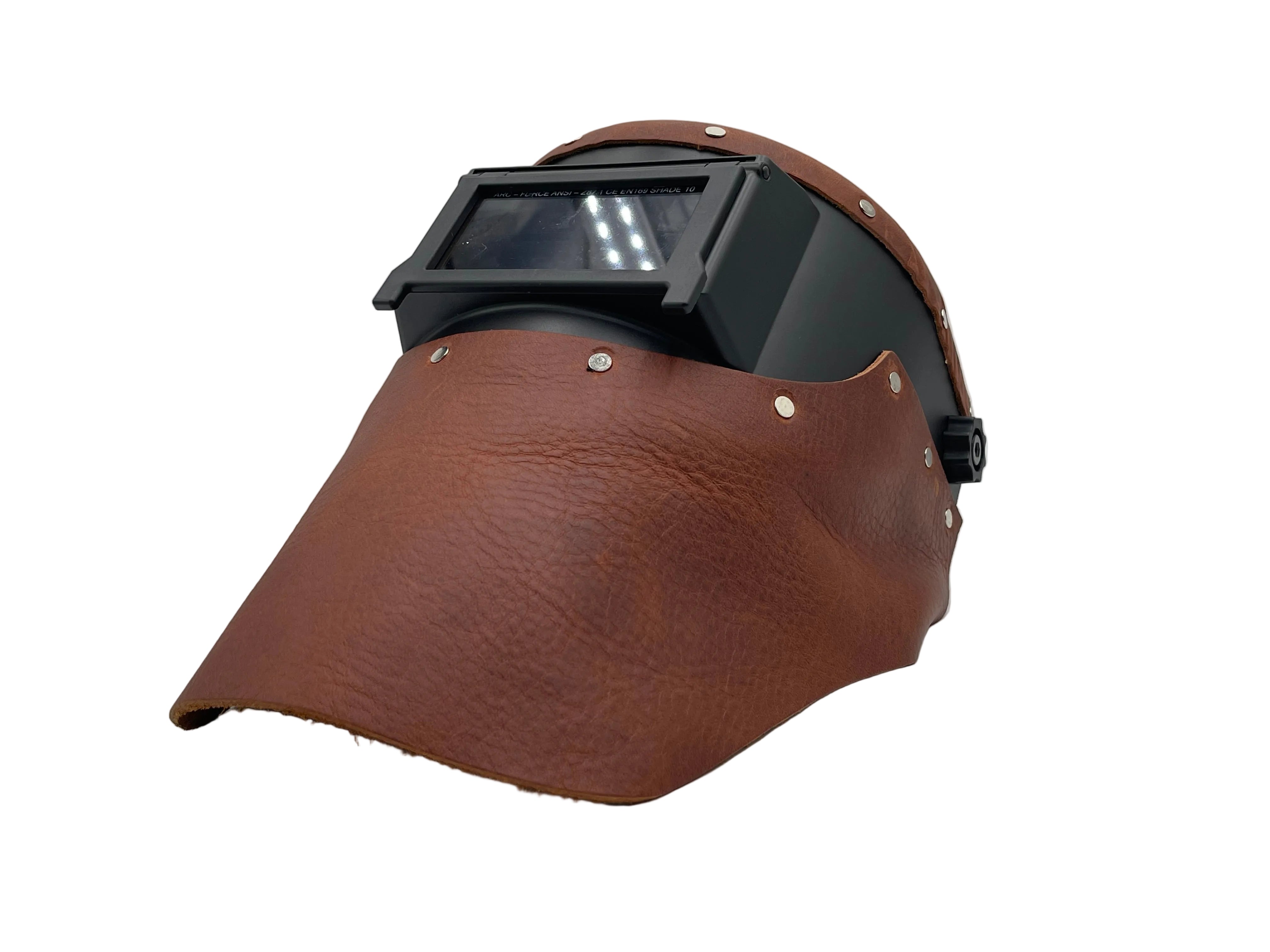 ***IN STOCK 62*** Outlaw Leather - BLACK SLIMLINE - BROWN LEATHER