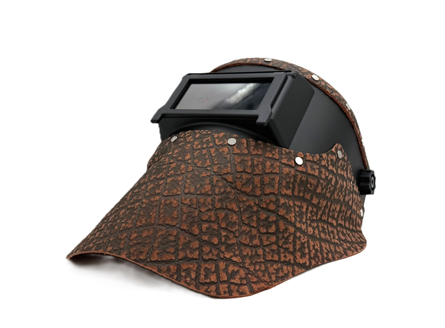 ***IN STOCK 75*** OUTLAW LEATHER - BLACK SLIMLINE - FAUX BROWN ELEPHANT