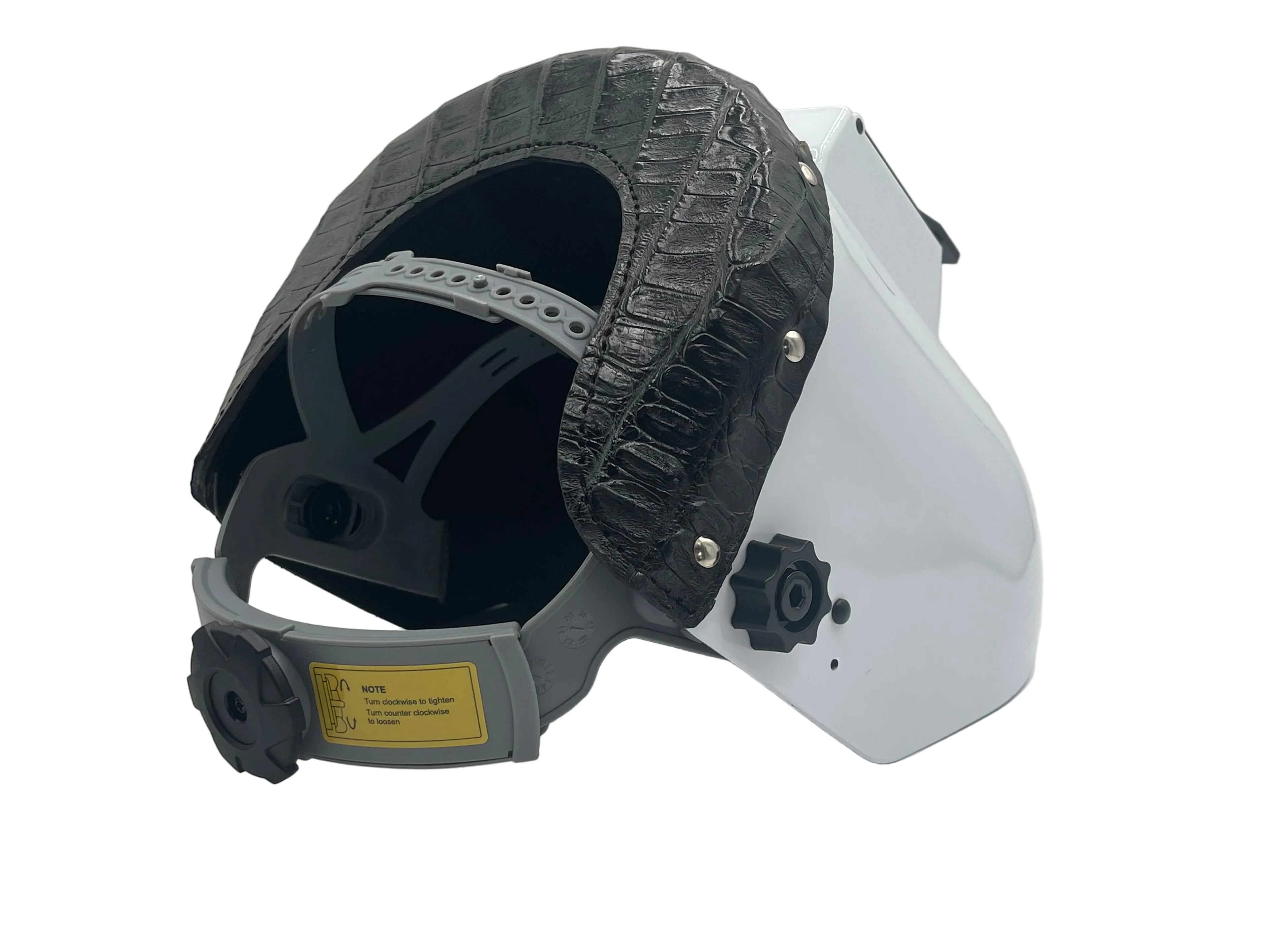 ***IN STOCK 29*** Outlaw Leather - SLIMLINE PRO X WHITE - TOP BLACK CAIMAN