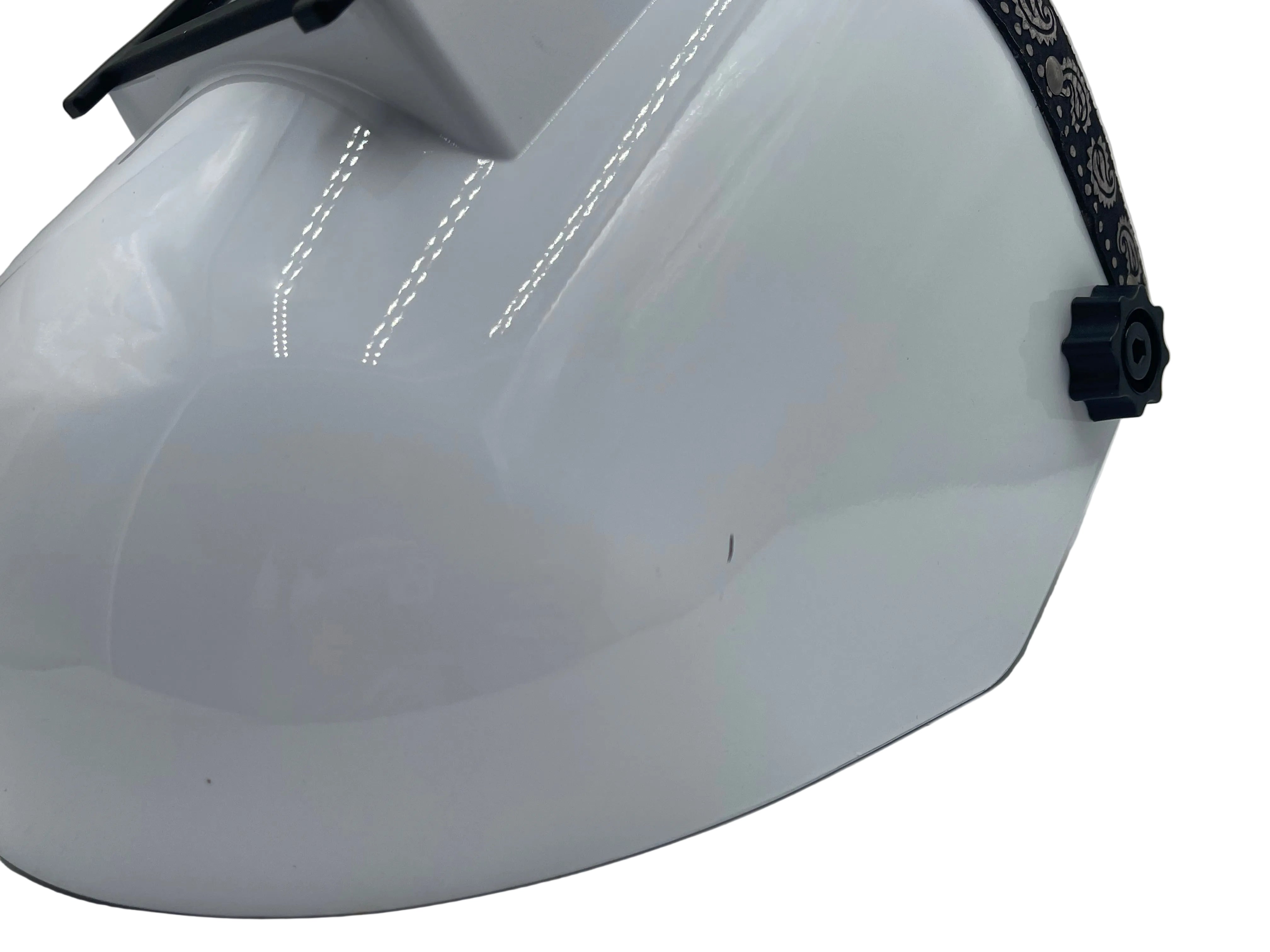 ***IN STOCK 112*** OUTLAW LEATHER - SLIMLINE PRO X WHITE - TOP PAISLEY B/W