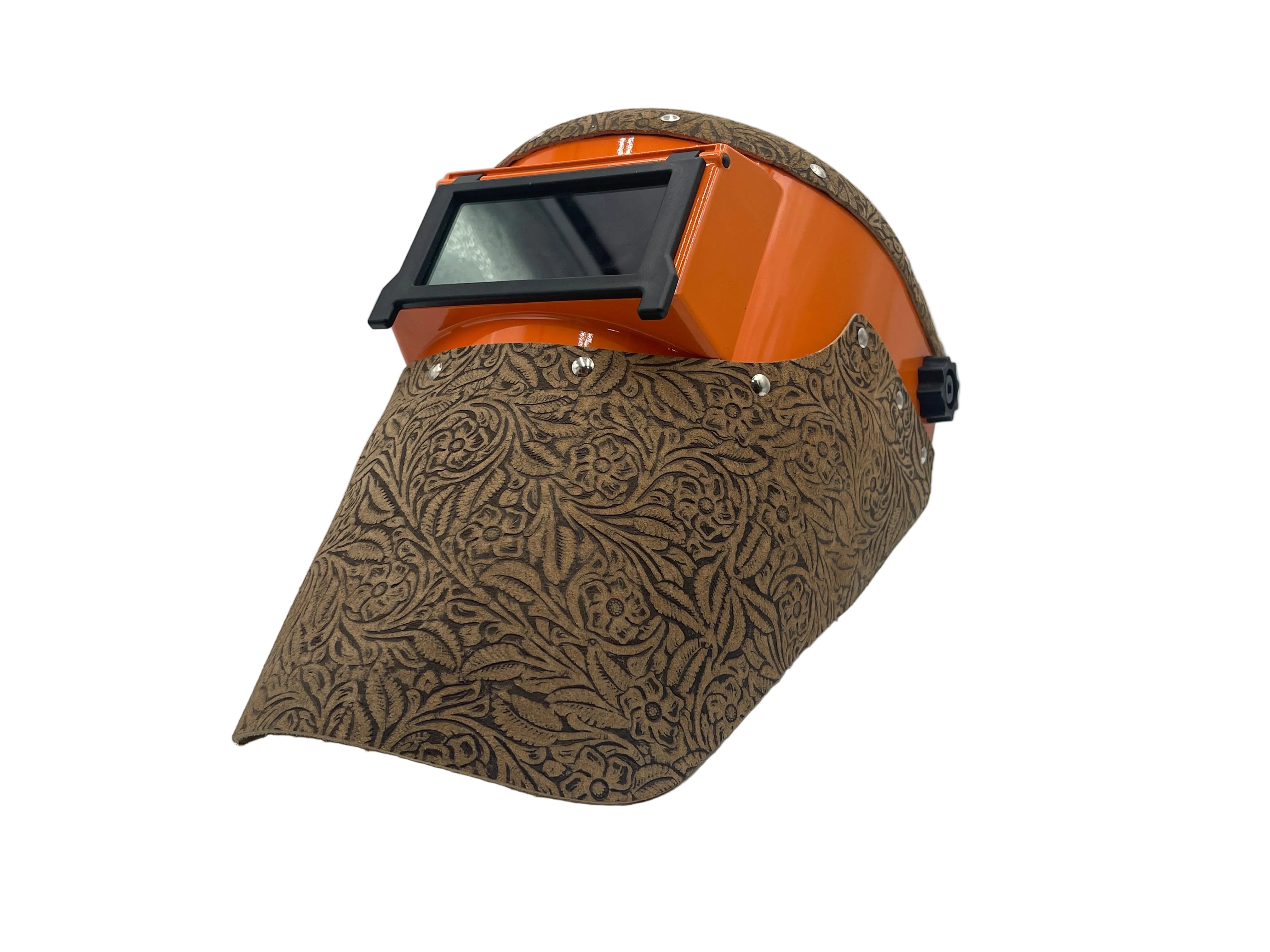 ***IN STOCK 38*** Outlaw Leather - SLIMLINE ORANGE - SADDLE FLORAL