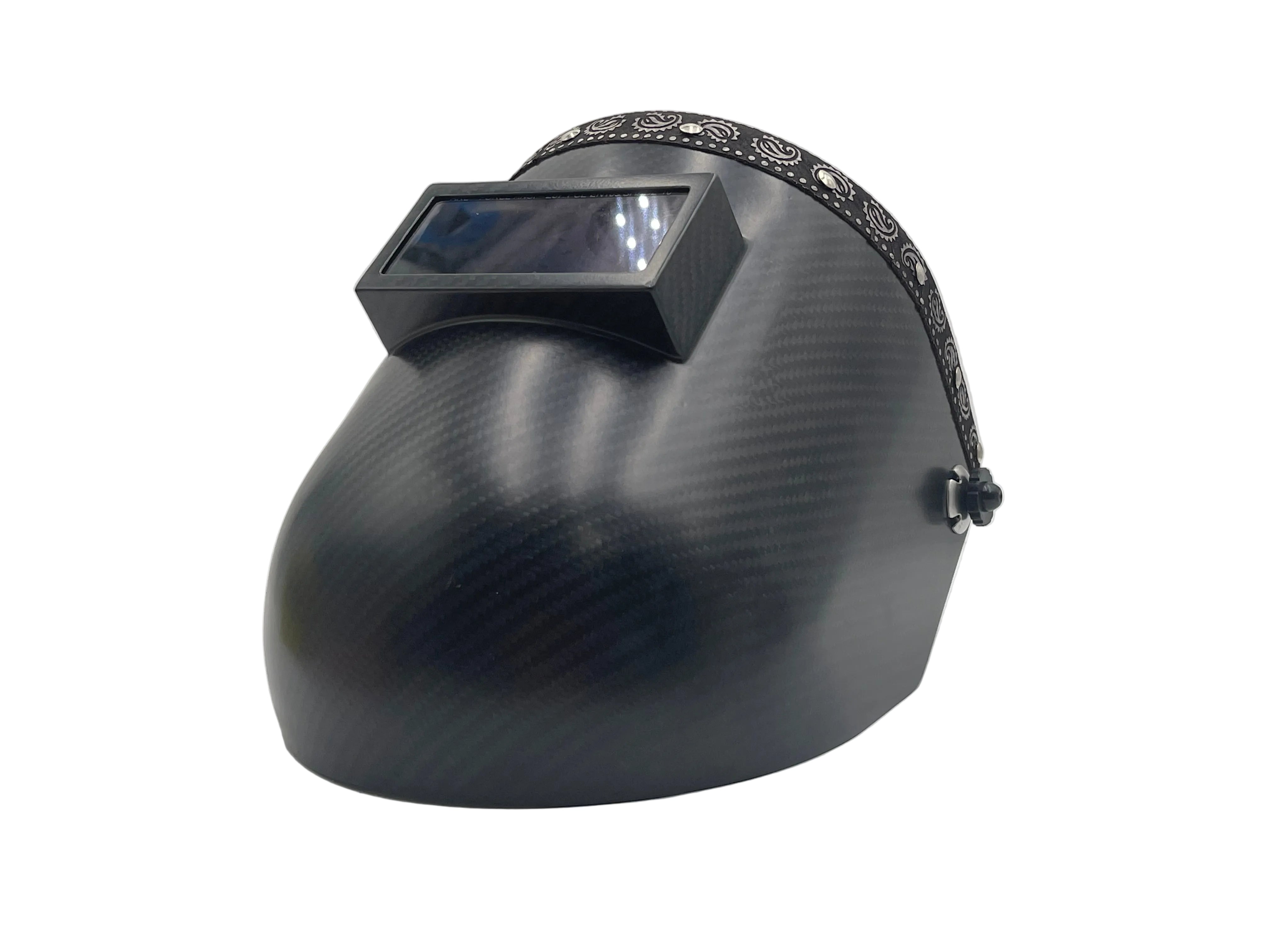 ***IN STOCK 92*** OUTLAW LEATHER - CARBON FIBER PIPIELINER - TOP PAISLEY B/W