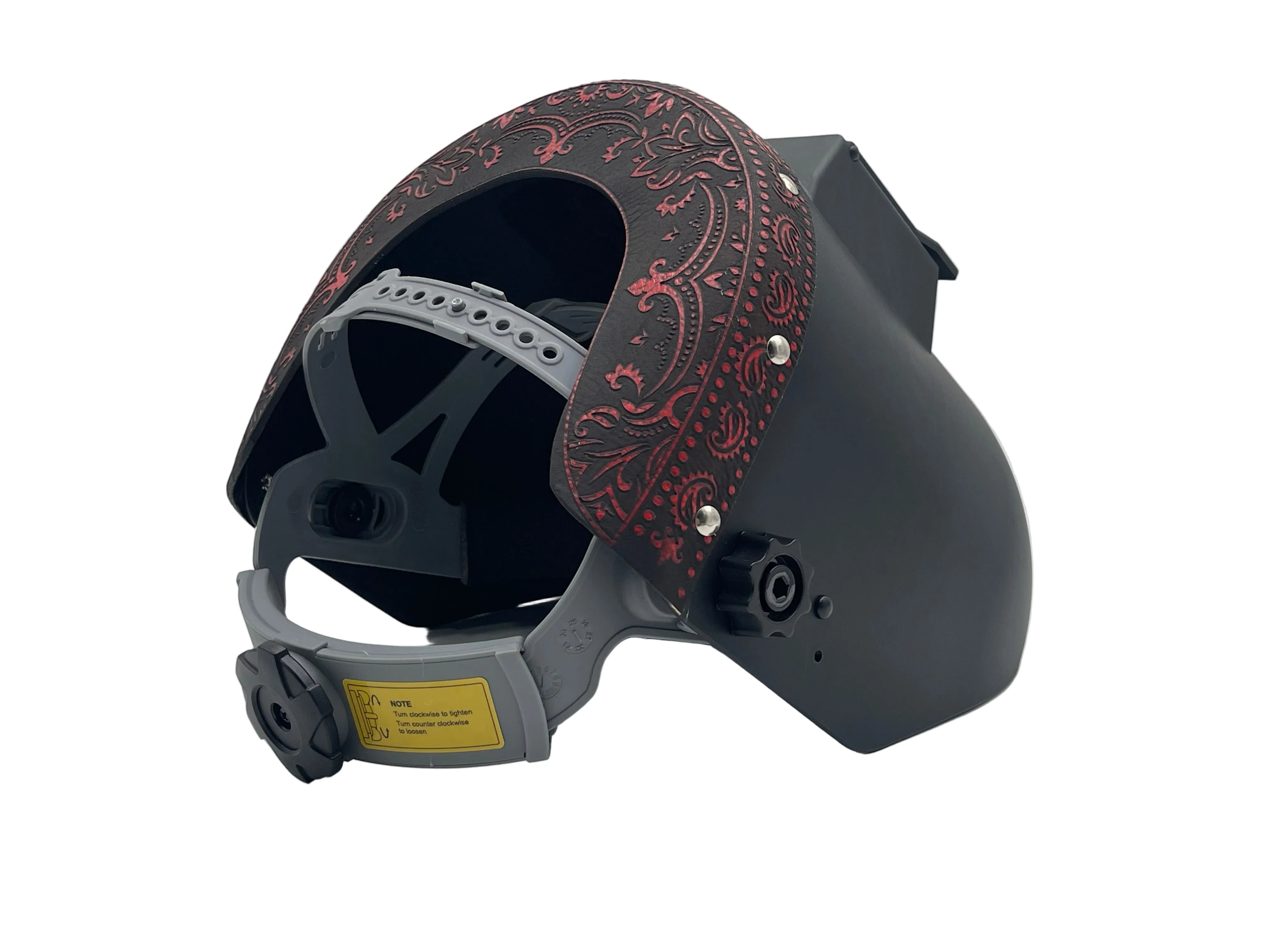 ***IN STOCK 80*** Outlaw Leather - PRO X BLACK - TOP RED PAISLEY