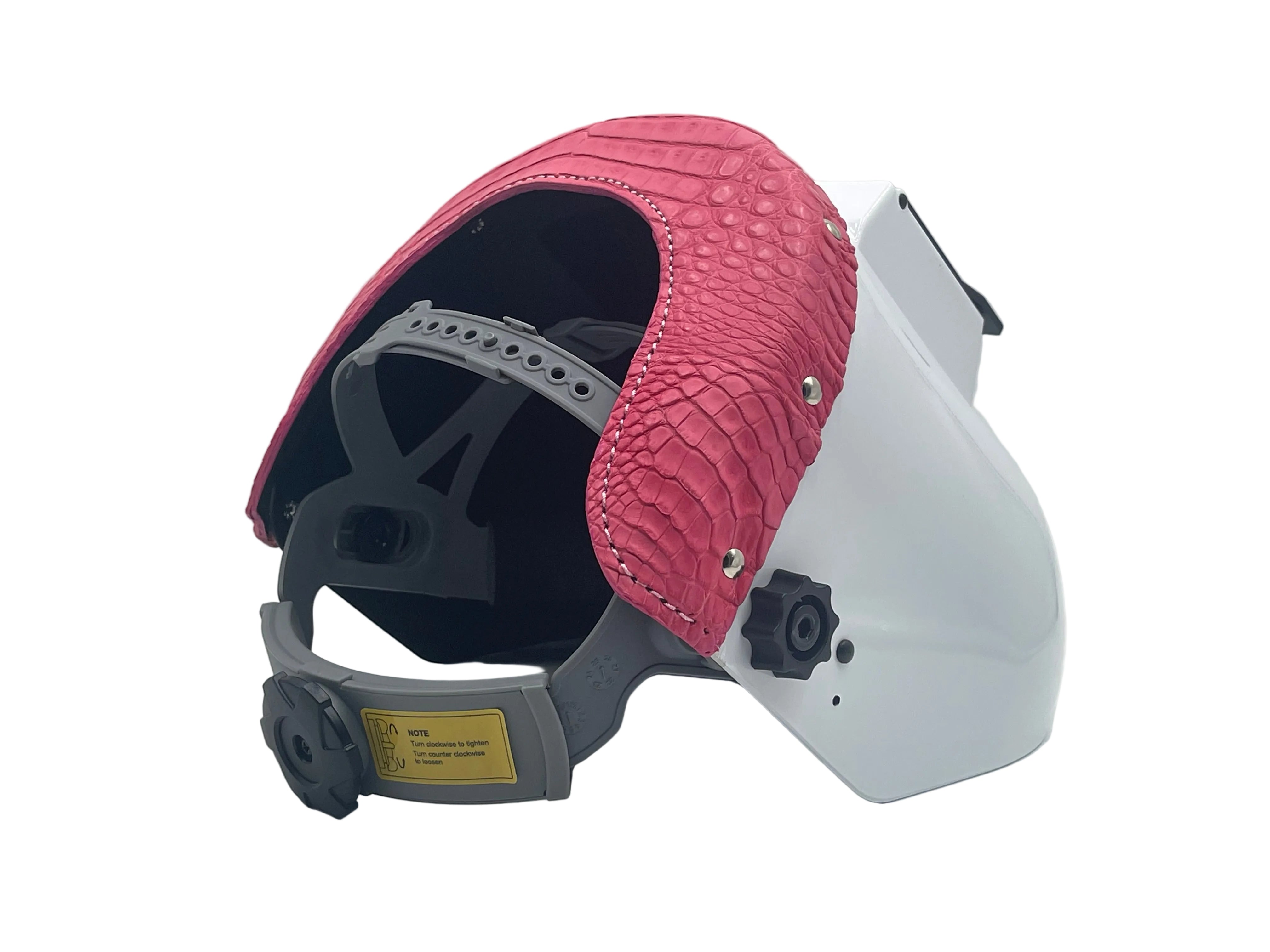 ***IN STOCK 33*** Outlaw Leather - PRO X WHITE - TOP PINK CAIMAN