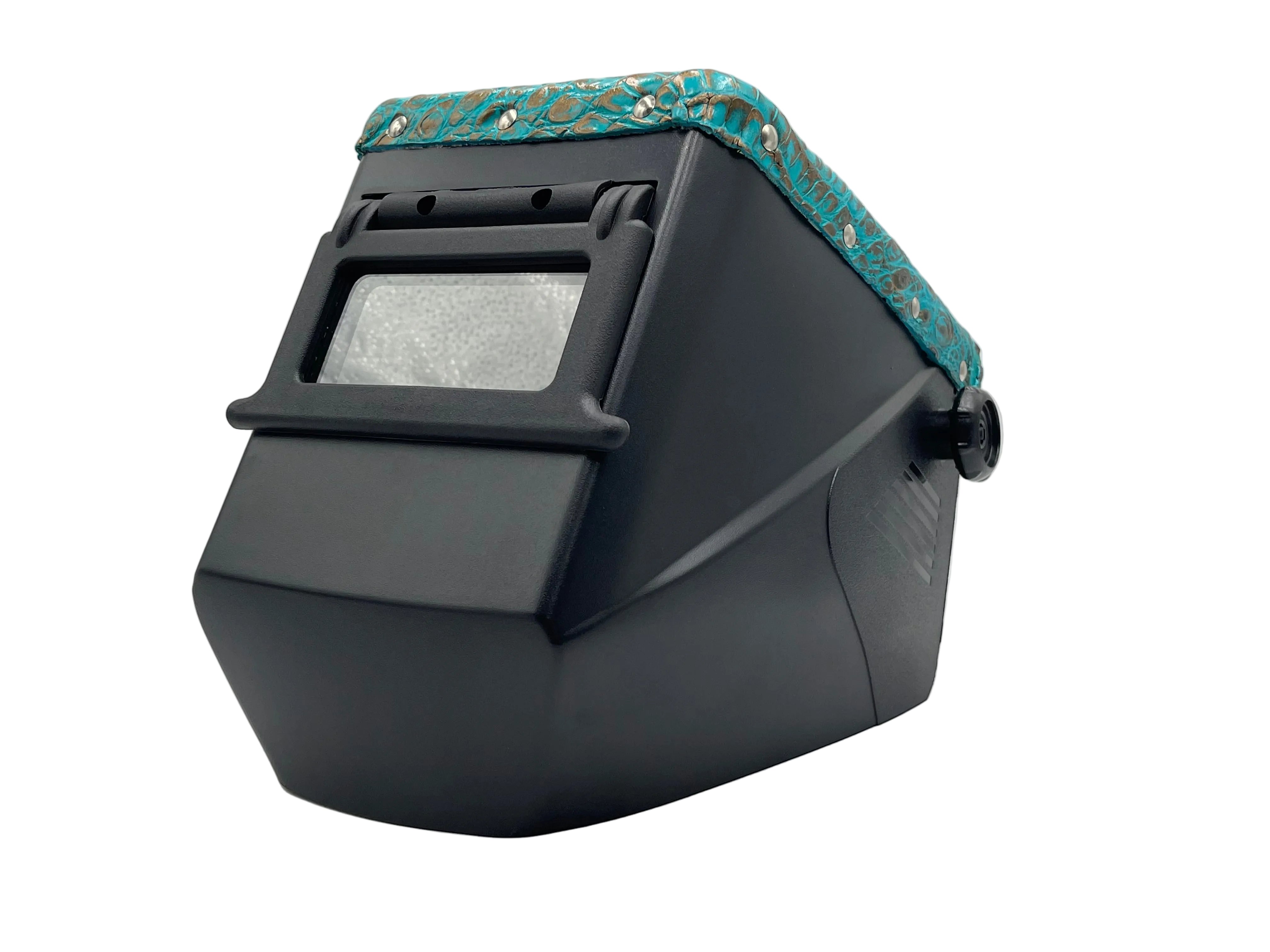 ***IN STOCK 10*** Outlaw Leather - JACKSON BLACK - TOP GOLD TURQUOISE CAIMAN