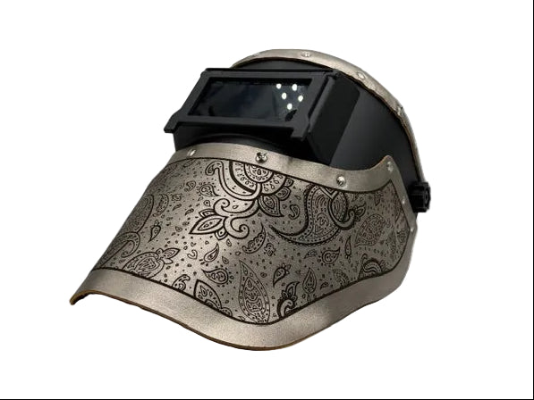***IN STOCK 87*** Outlaw Leather - SLIMLINE BLACK - GOLD BANDANA PAISLEY