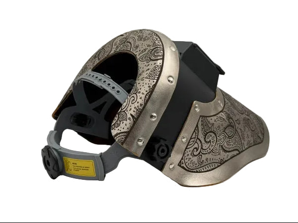 ***IN STOCK 87*** Outlaw Leather - SLIMLINE BLACK - GOLD BANDANA PAISLEY