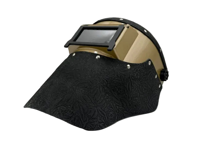 ***IN STOCK 71*** OUTLAW LEATHER - SLIMLINE GOLD - BLACK FLORAL