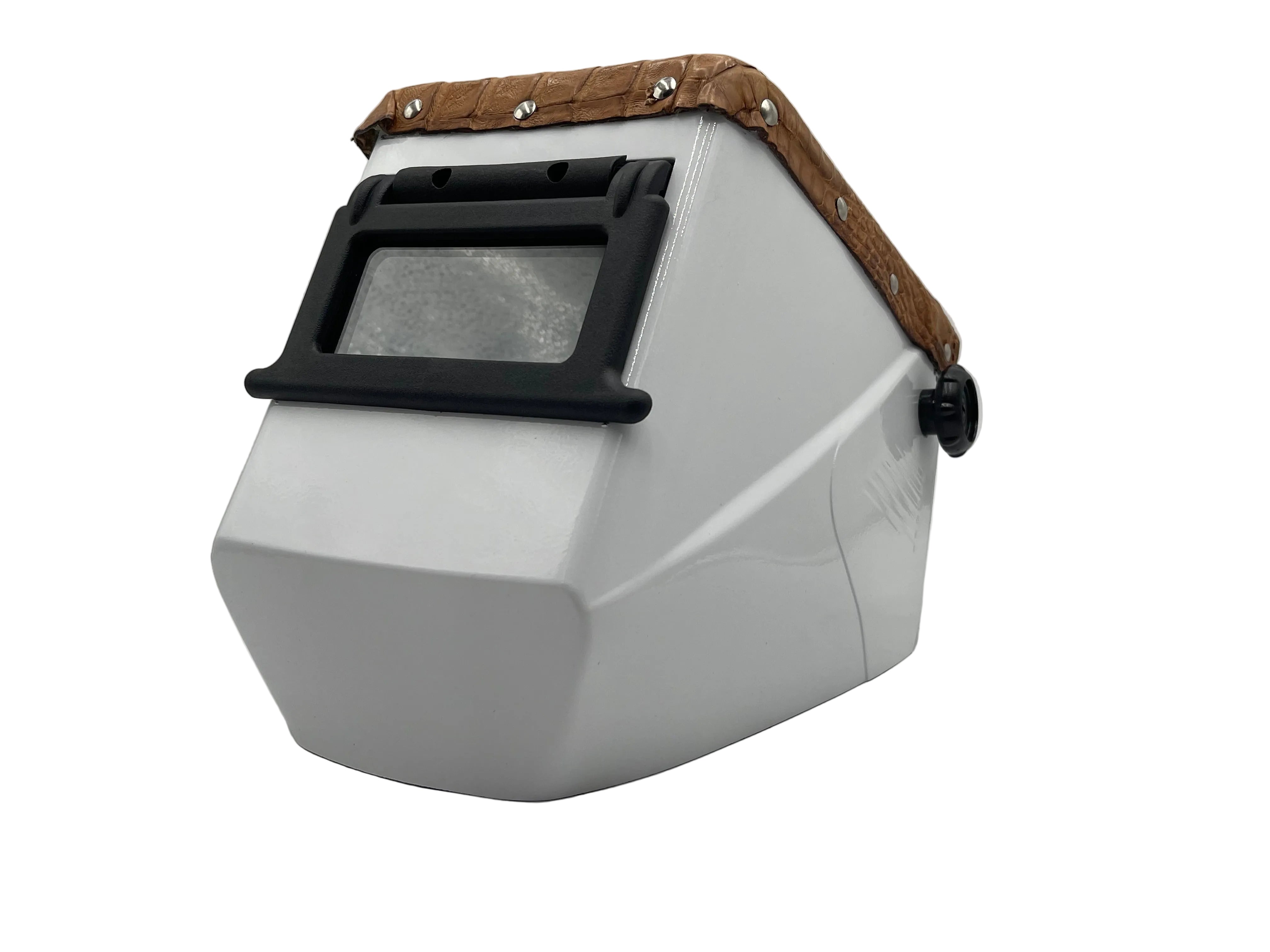 ***IN STOCK 17*** Outlaw Leather - WHITE SQUARE JACKSON - TOP SAND CAIMAN