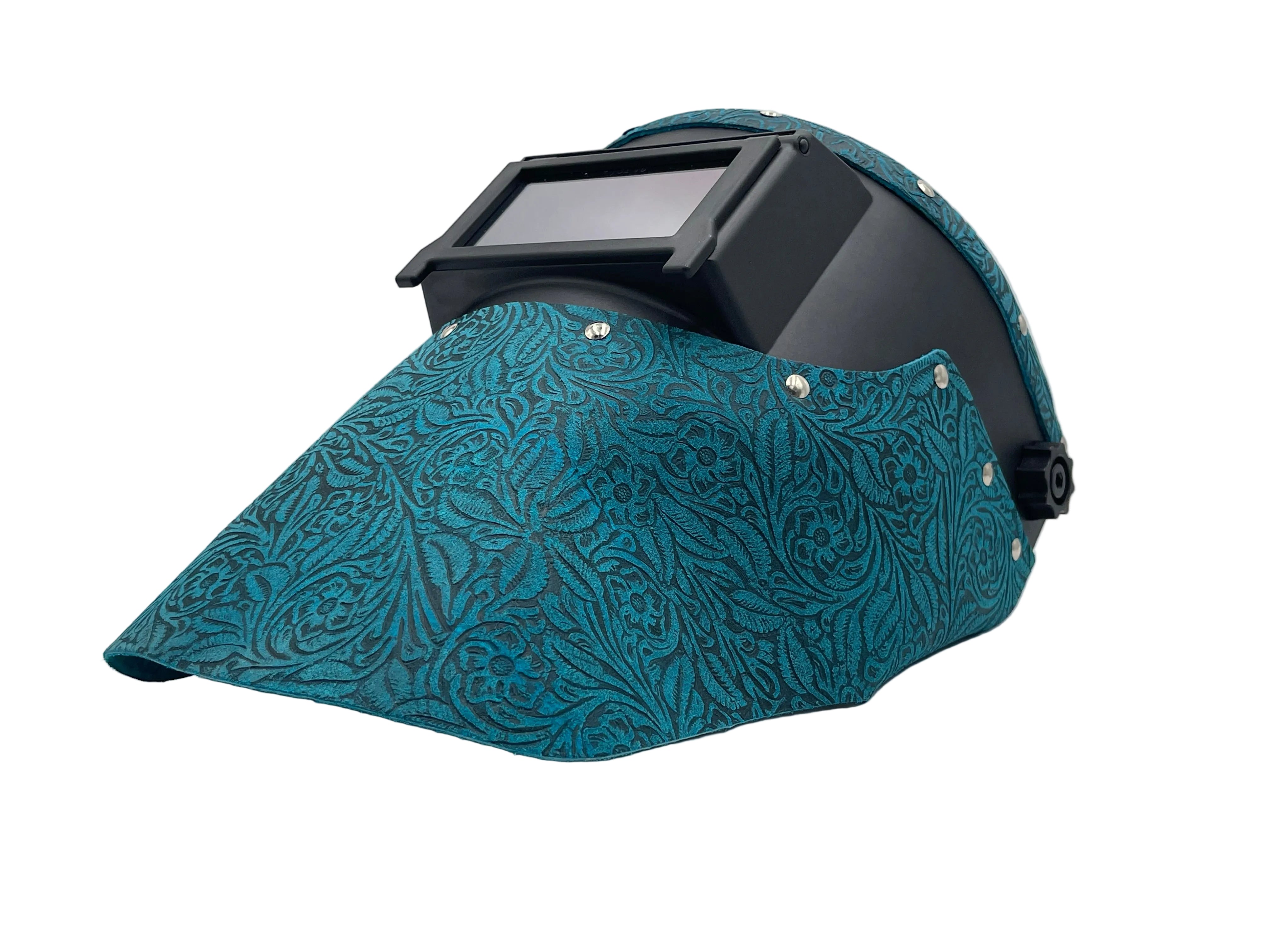 ***IN STOCK 38*** Outlaw Leather - SLIMLINE BLACK - TURQUOISE FLORAL
