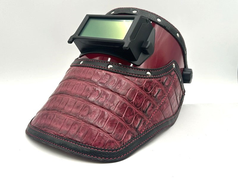 ***IN STOCK*** Outlaw Leather - Welding Hood - Caiman Exotic Hood
