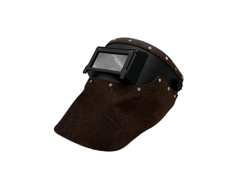 ***IN STOCK 39*** Outlaw Leather - BLACK SLIMLINE - BROWN FLORAL