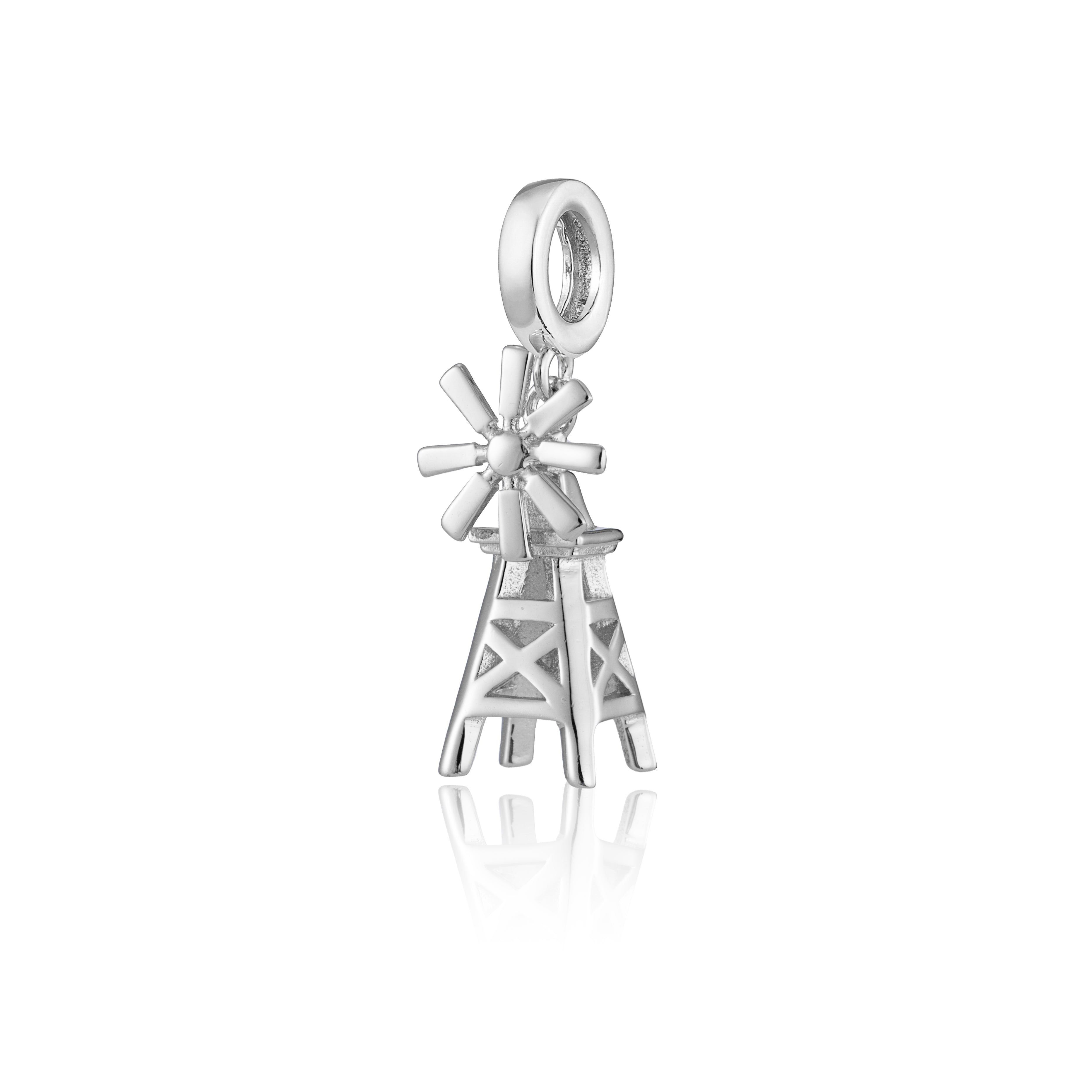 Sterling Silver Windmill Charm