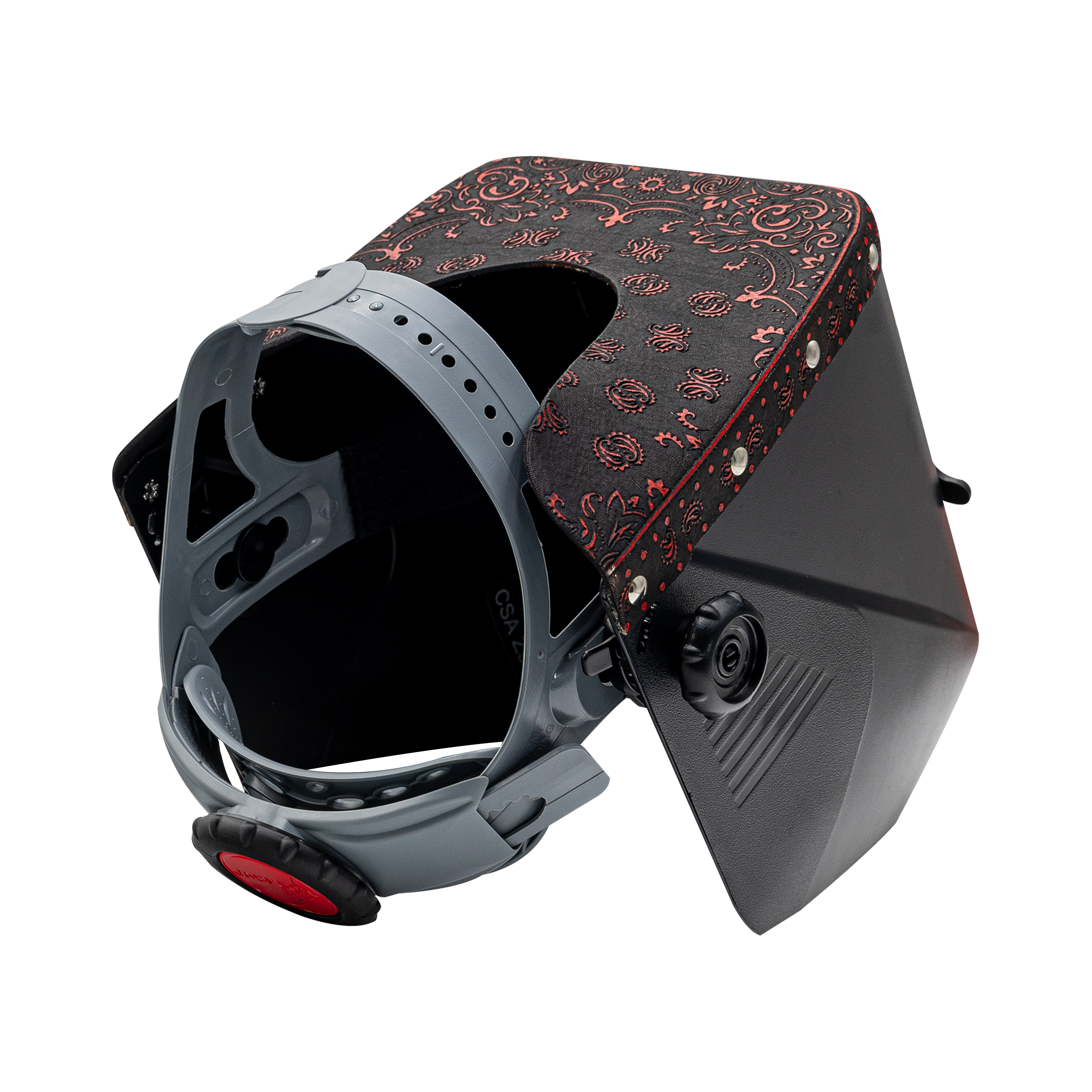 Jackson Safety HSL-2 Passive Welding Helmet – RED PAISLEY